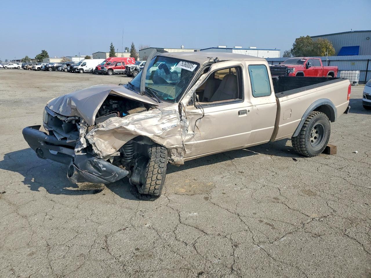 1997 Ford Ranger Super Cab Tan vin: 1FTCR15X9VTA28044