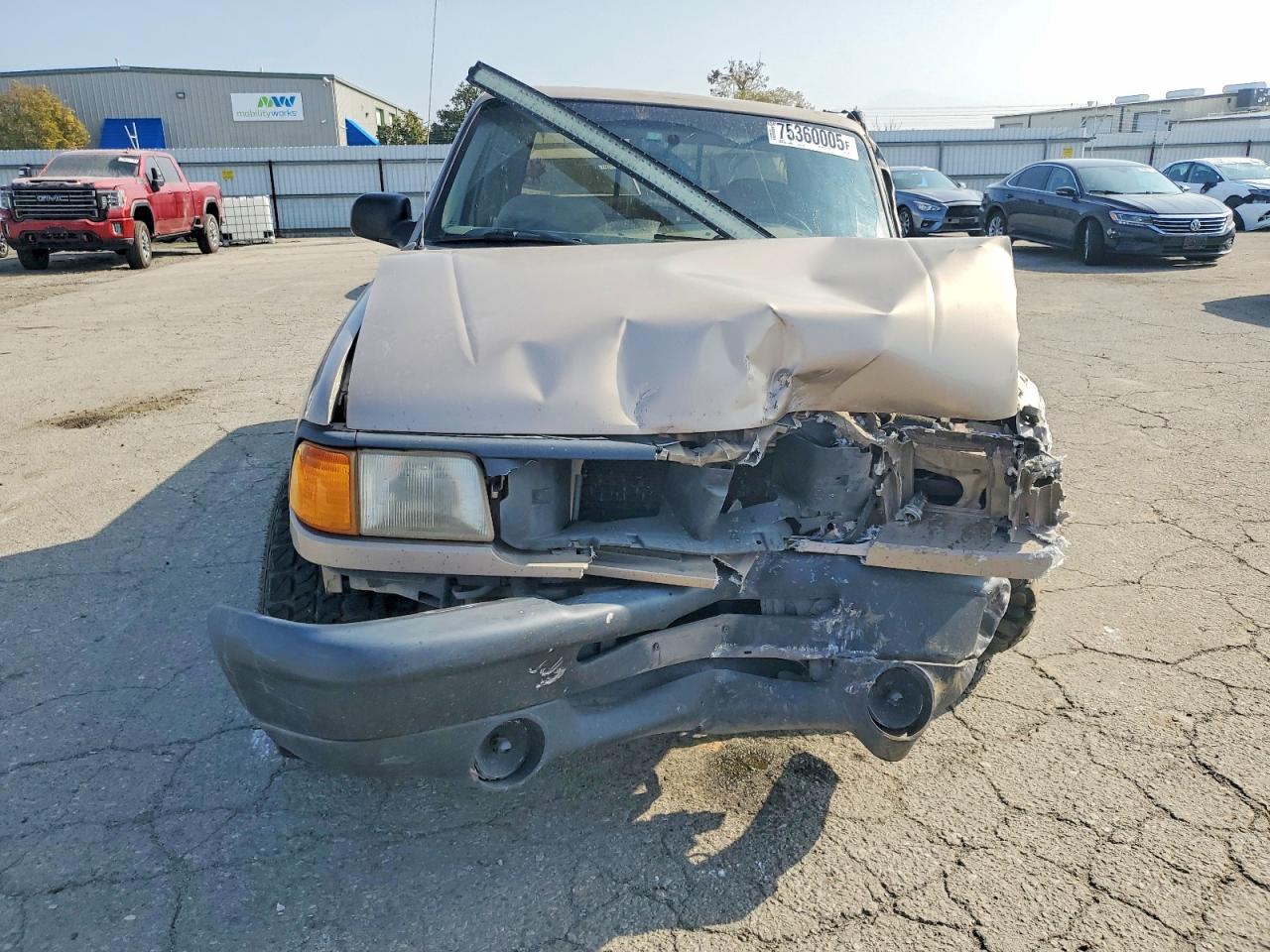 1997 Ford Ranger Super Cab Tan vin: 1FTCR15X9VTA28044