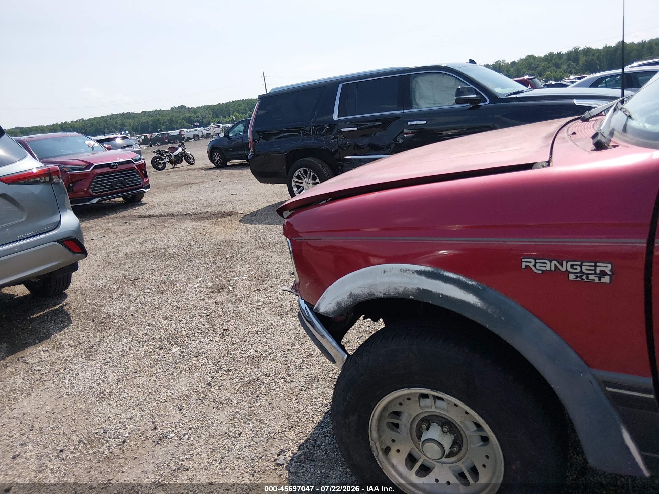 1994 Ford Ranger Super Cab Red vin: 1FTCR15XXRTA63584