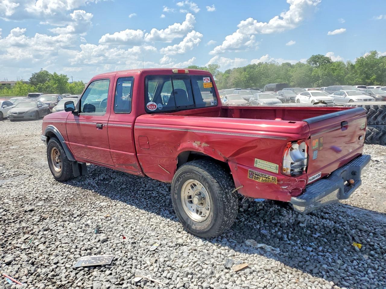 1994 Ford Ranger Super Cab Red vin: 1FTCR15XXRTA81275