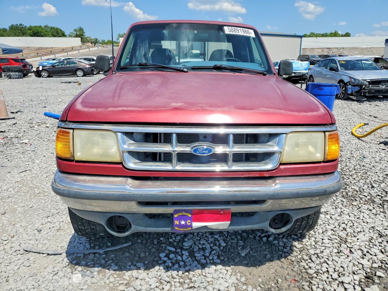 1994 Ford Ranger Super Cab Red vin: 1FTCR15XXRTA81275