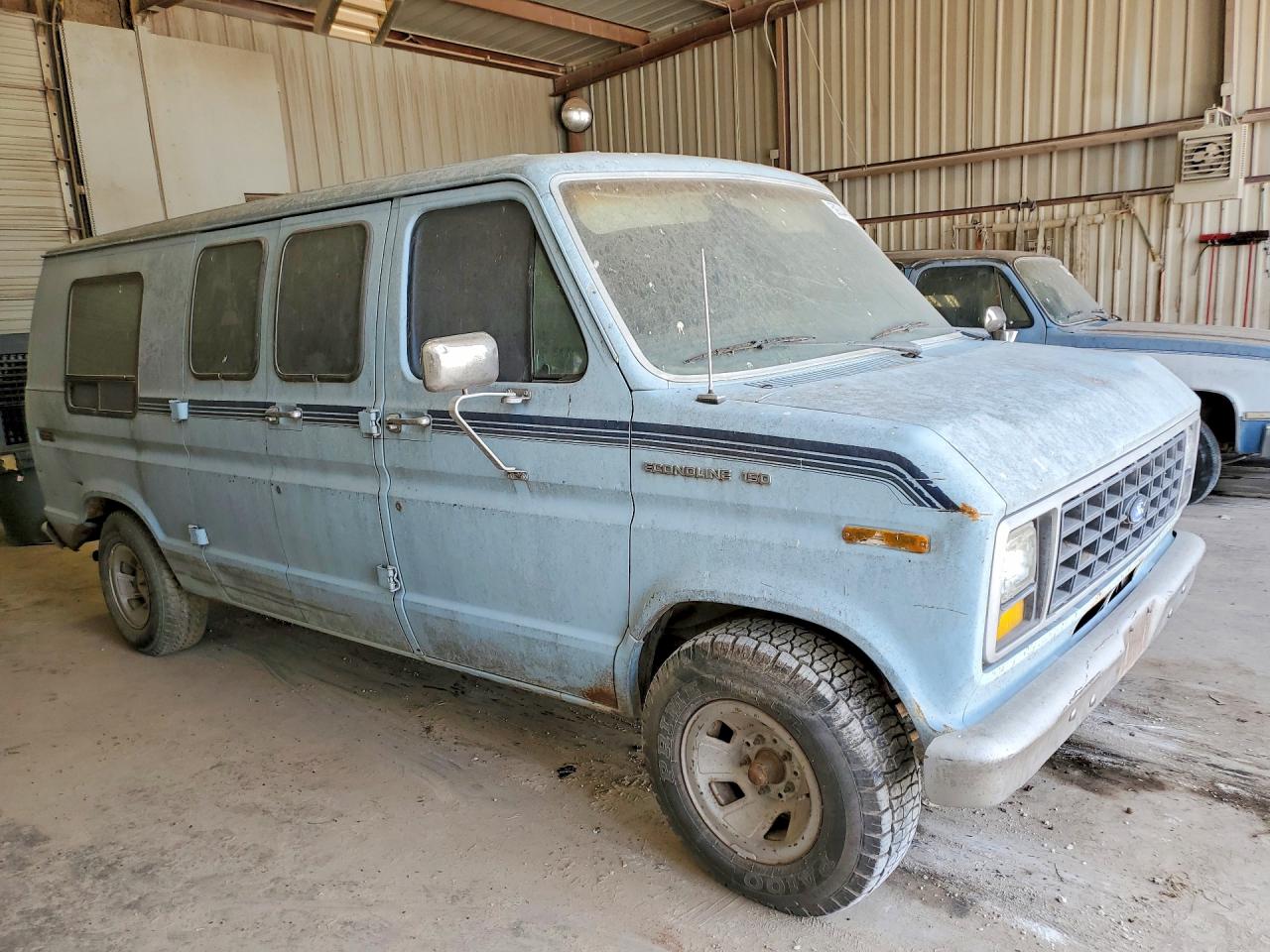 1984 Ford Econoline E150 Van Blue vin: 1FTDE14H8EHA88927