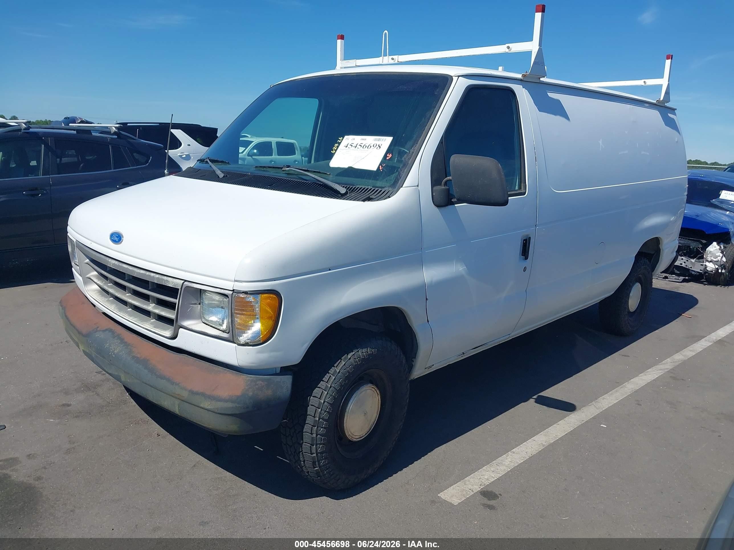 1992 Ford Econoline E150 Van Белый vin: 1FTDE14Y2NHB04278