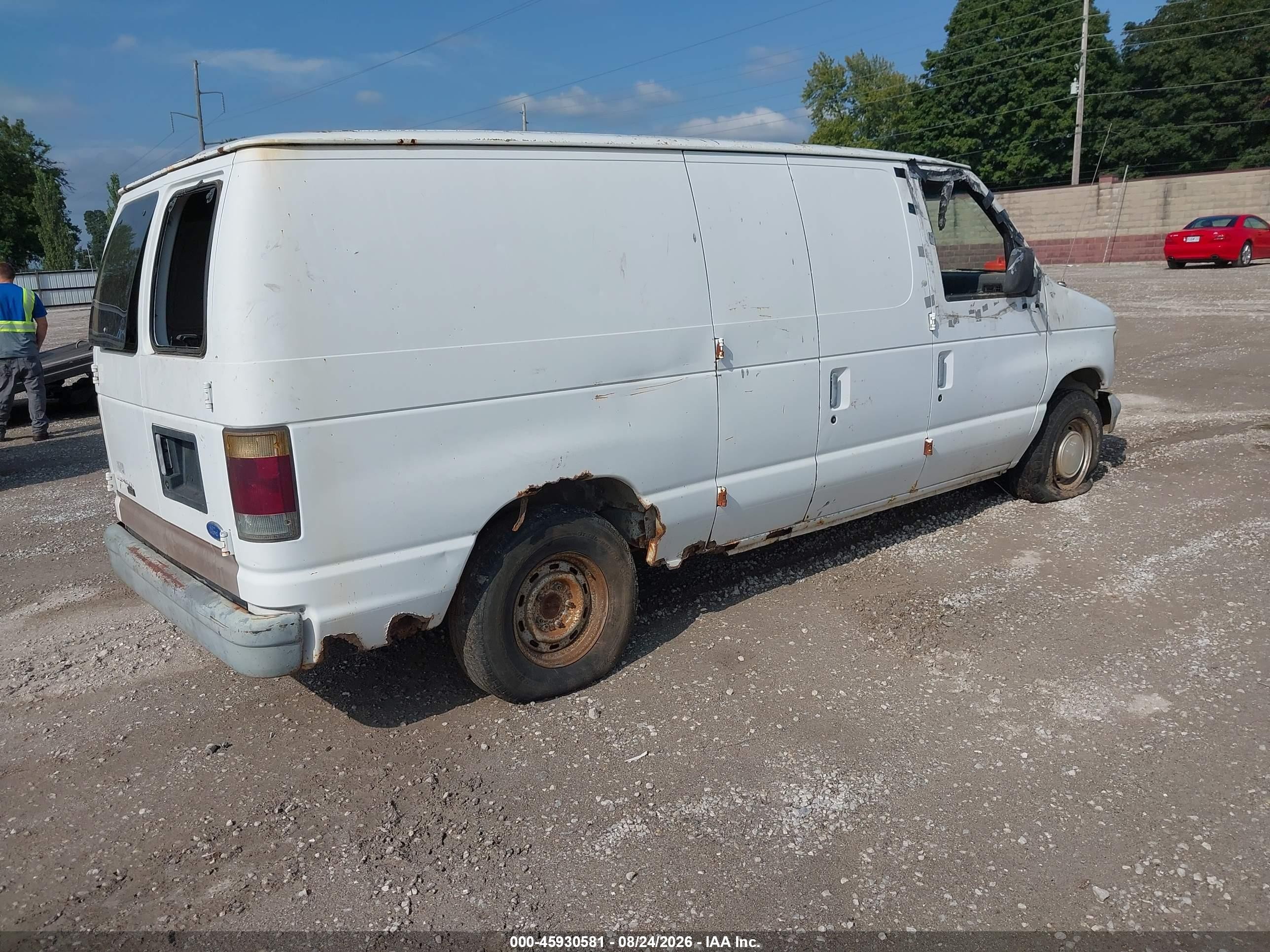 1993 Ford Econoline E150 Van Белый vin: 1FTDE14Y6PHA48316