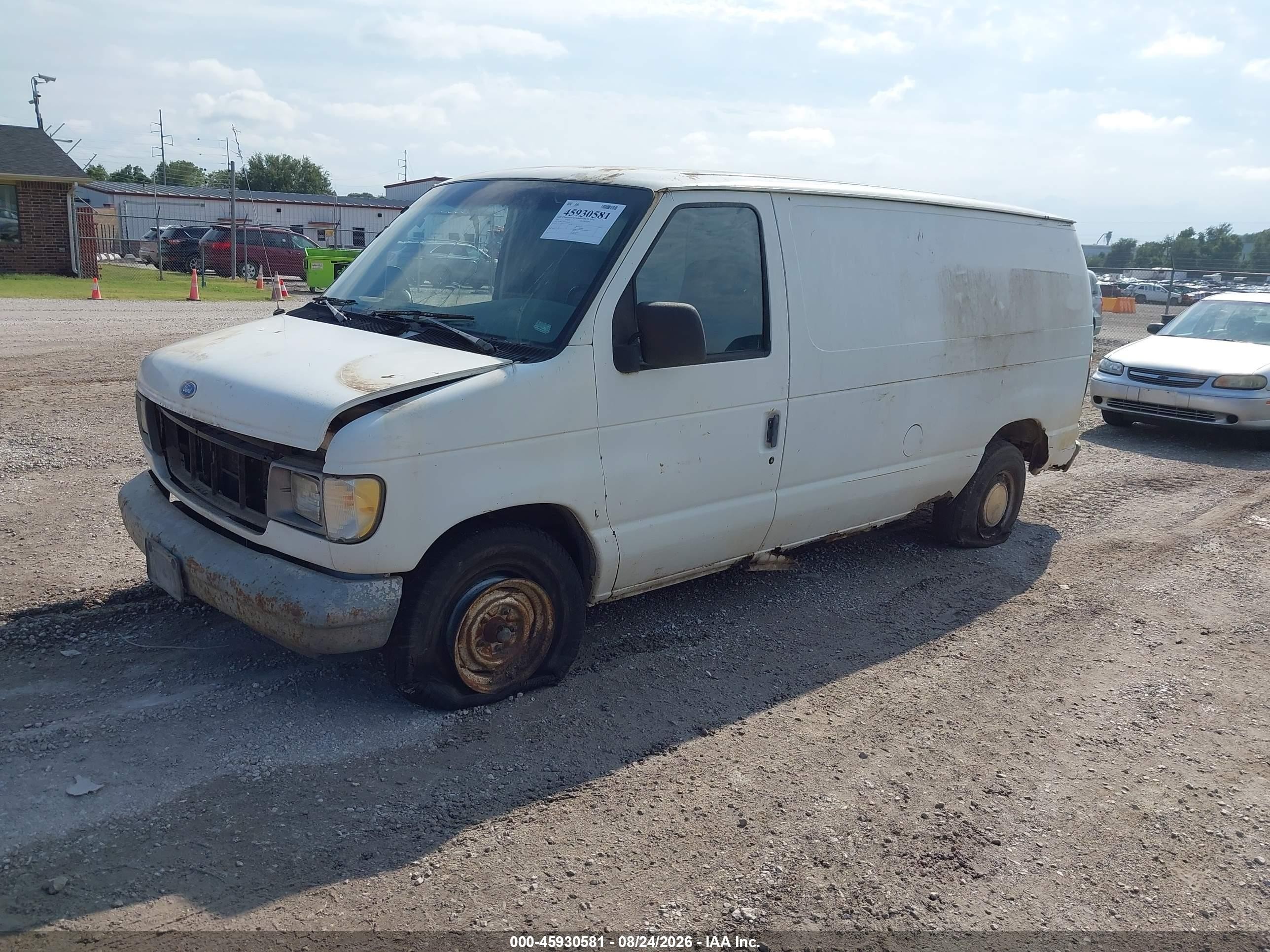 1993 Ford Econoline E150 Van Белый vin: 1FTDE14Y6PHA48316