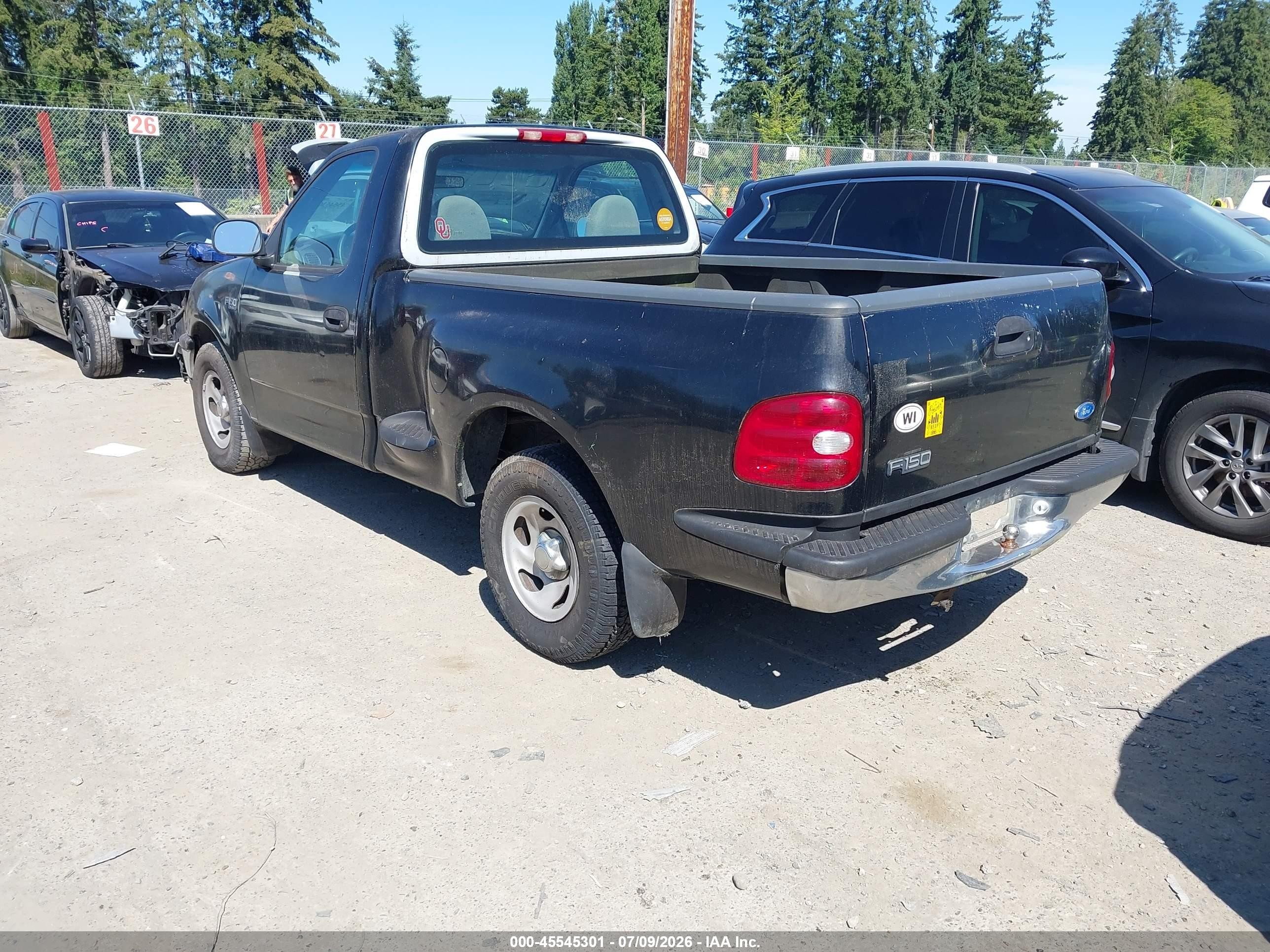 1997 Ford F-150 Xl/xlt Black vin: 1FTDF0726VKA11622