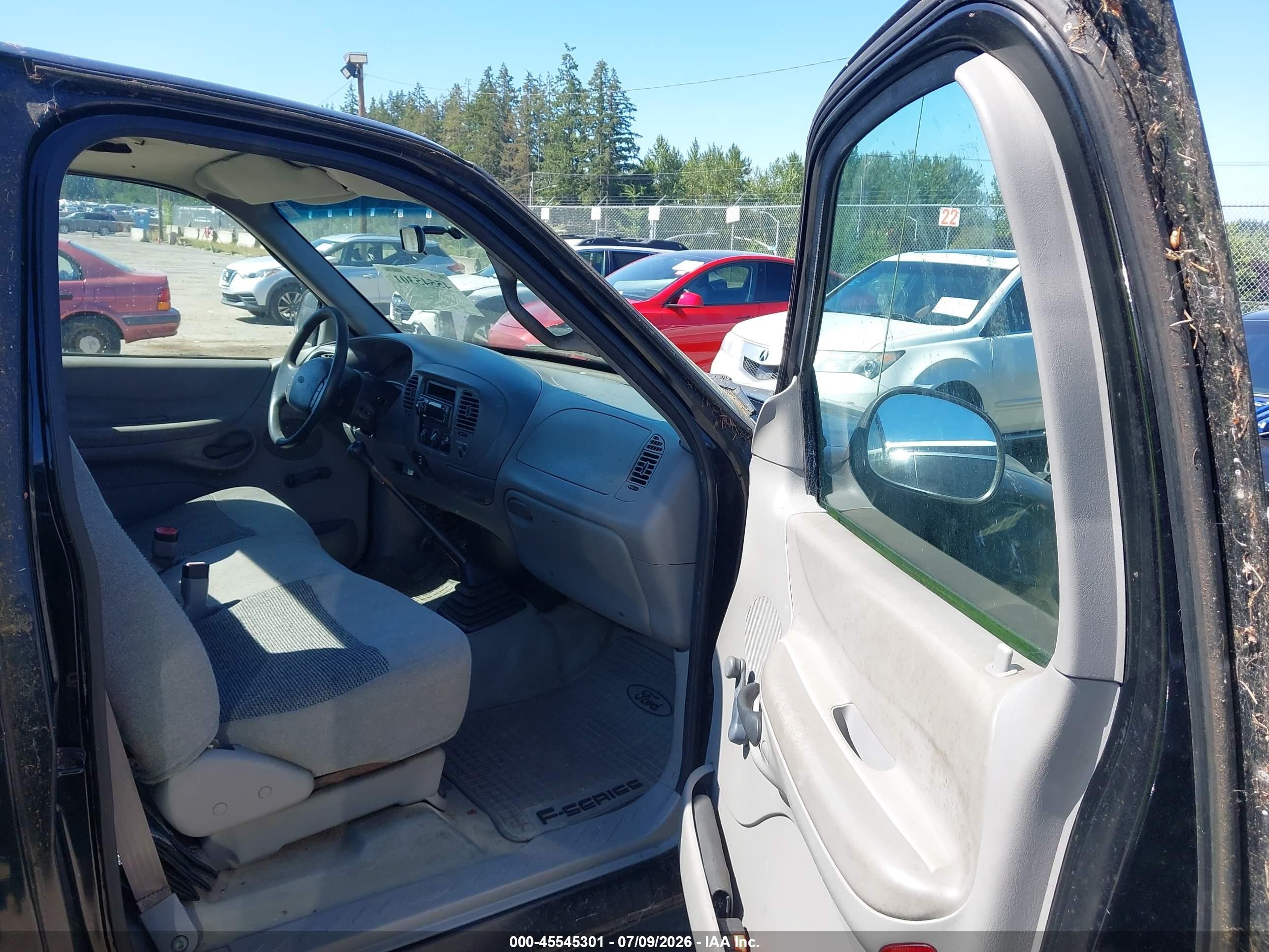 1997 Ford F-150 Xl/xlt Black vin: 1FTDF0726VKA11622