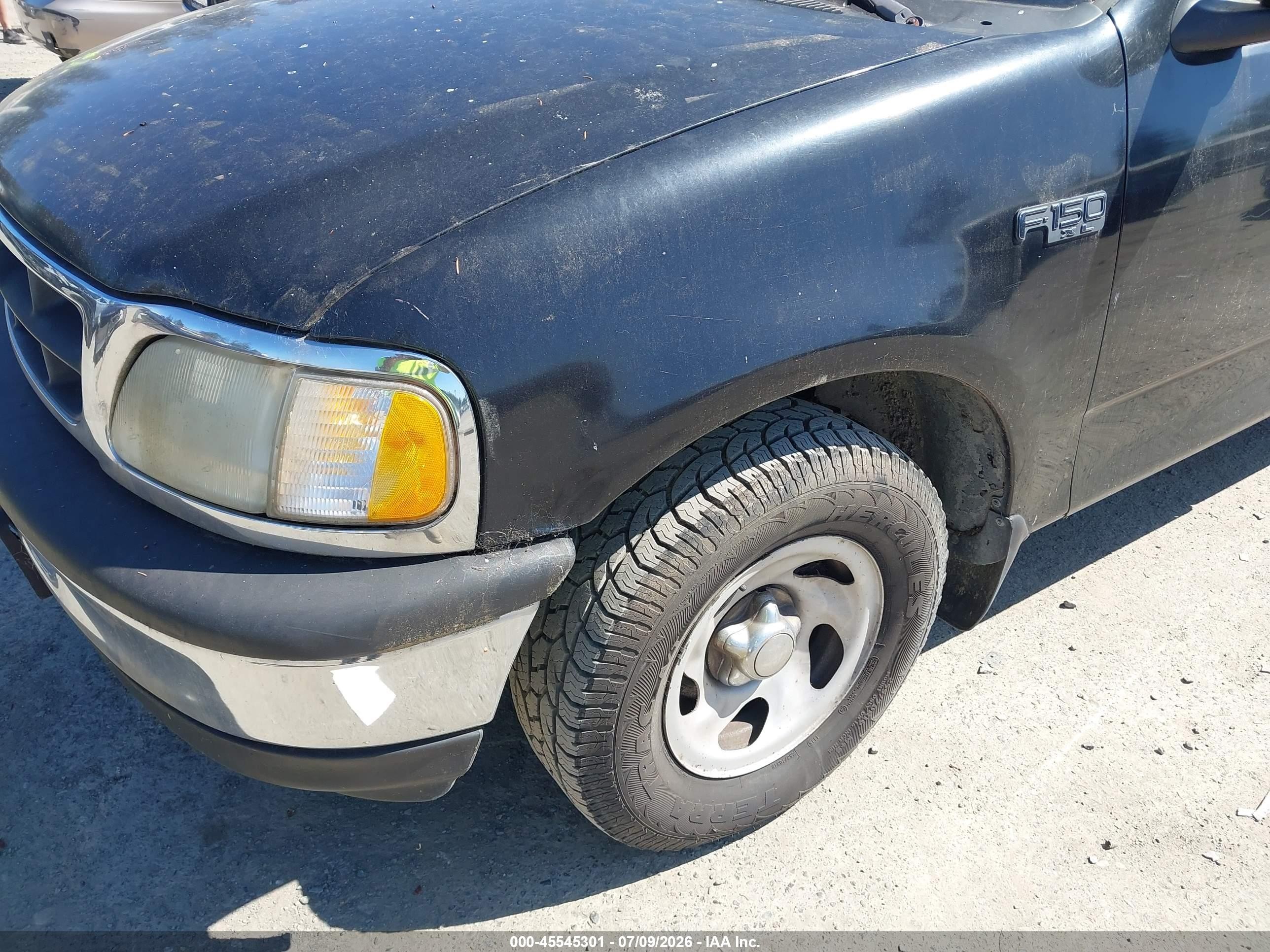 1997 Ford F-150 Xl/xlt Black vin: 1FTDF0726VKA11622