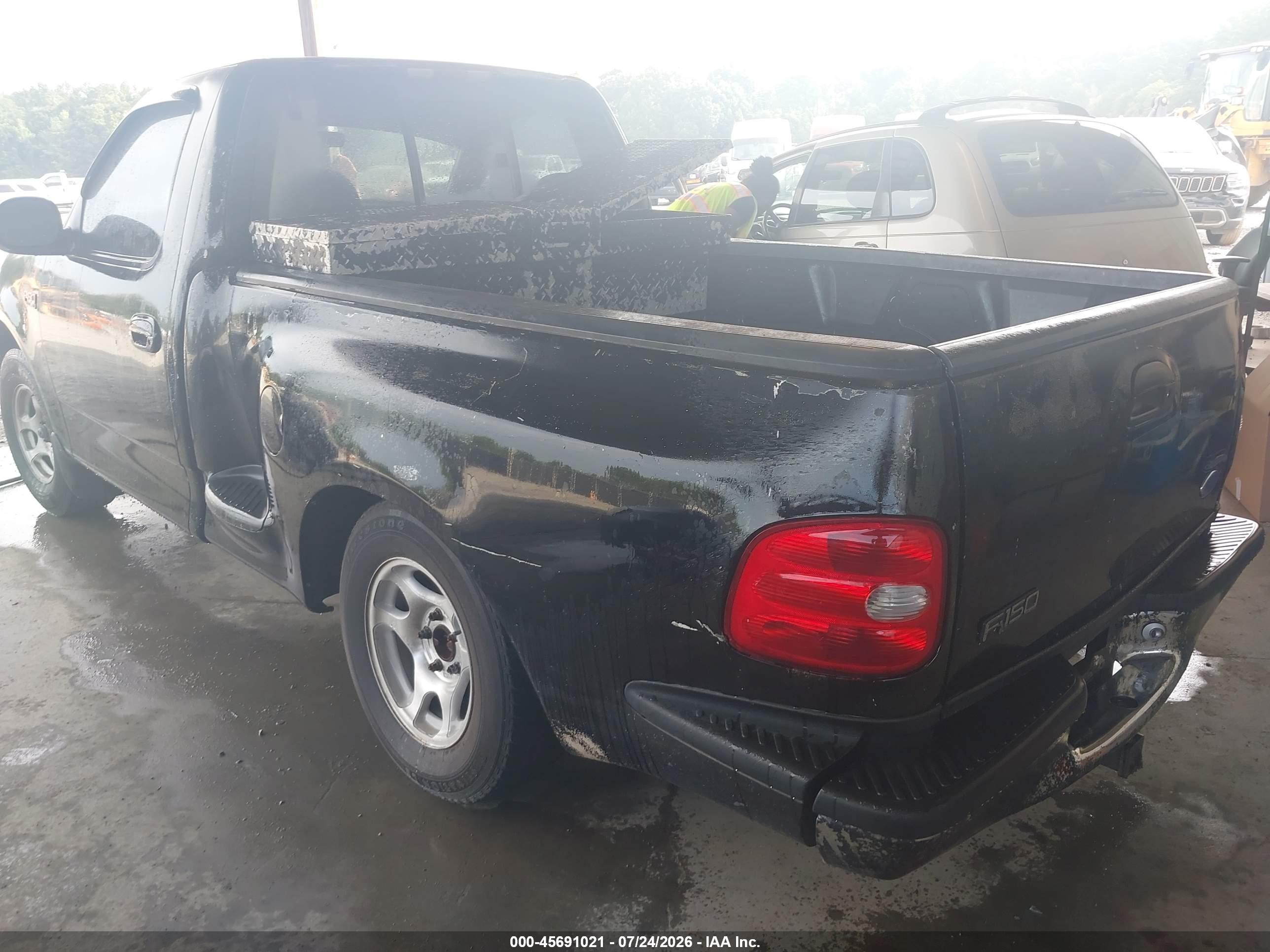 1997 Ford F-150 Lariat/xl/xlt Black vin: 1FTDF07W4VKD18838
