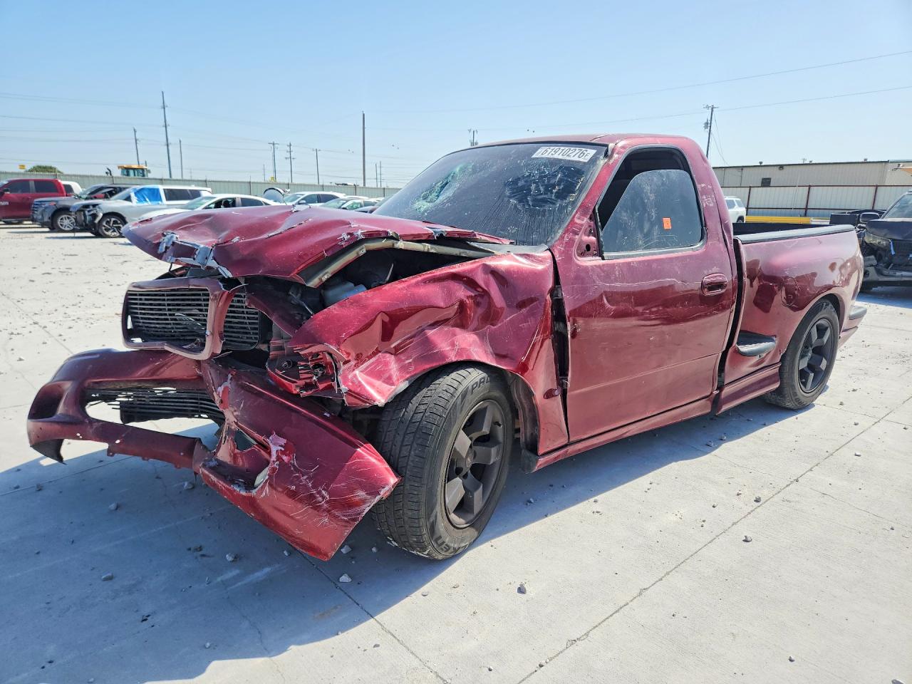 1997 Ford F150 Burgundy vin: 1FTDF07W5VKB73938