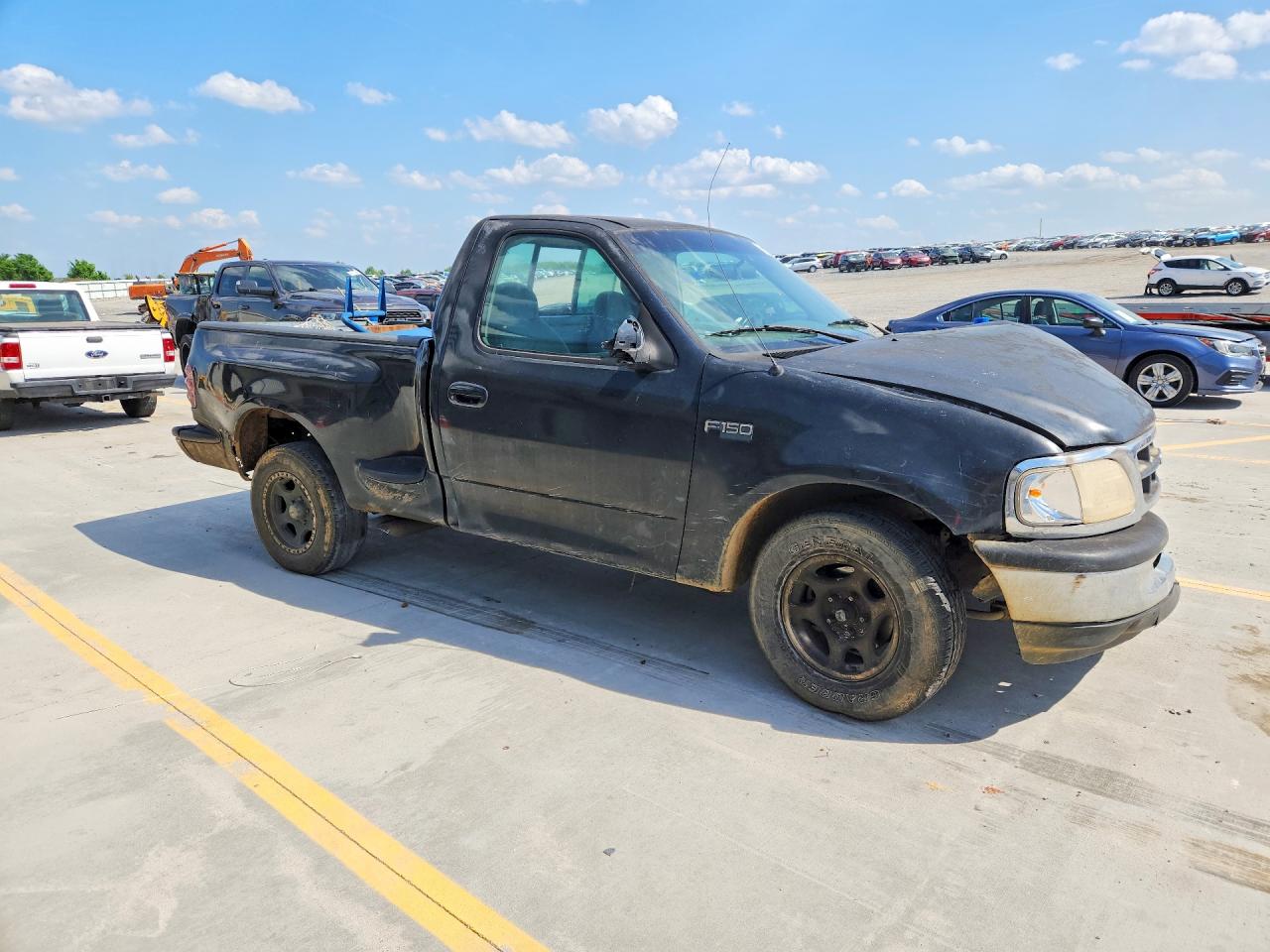 1997 Ford F150 Black vin: 1FTDF07W6VKA51993