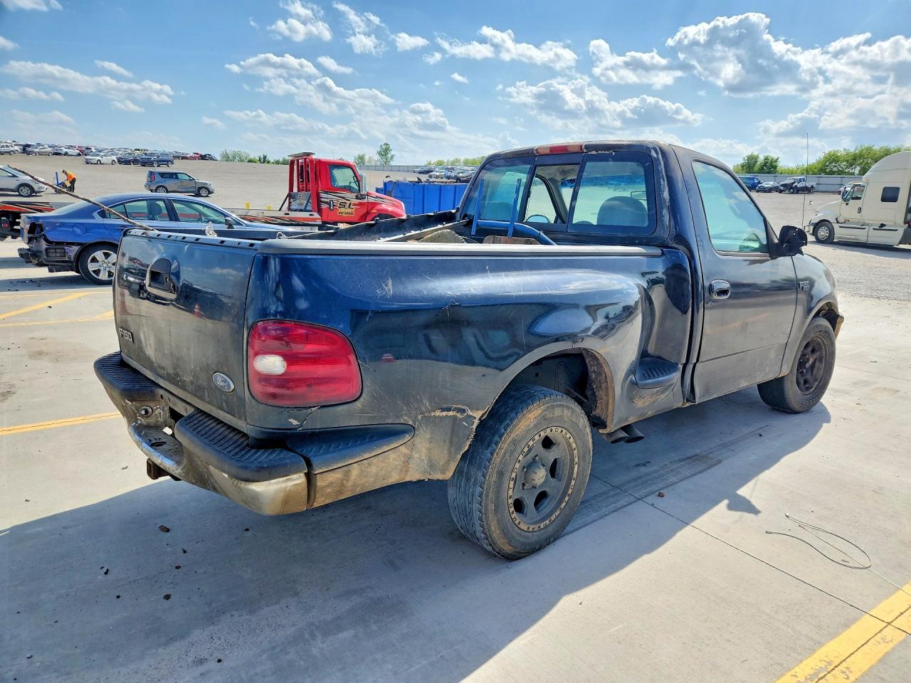 1997 Ford F150 Black vin: 1FTDF07W6VKA51993