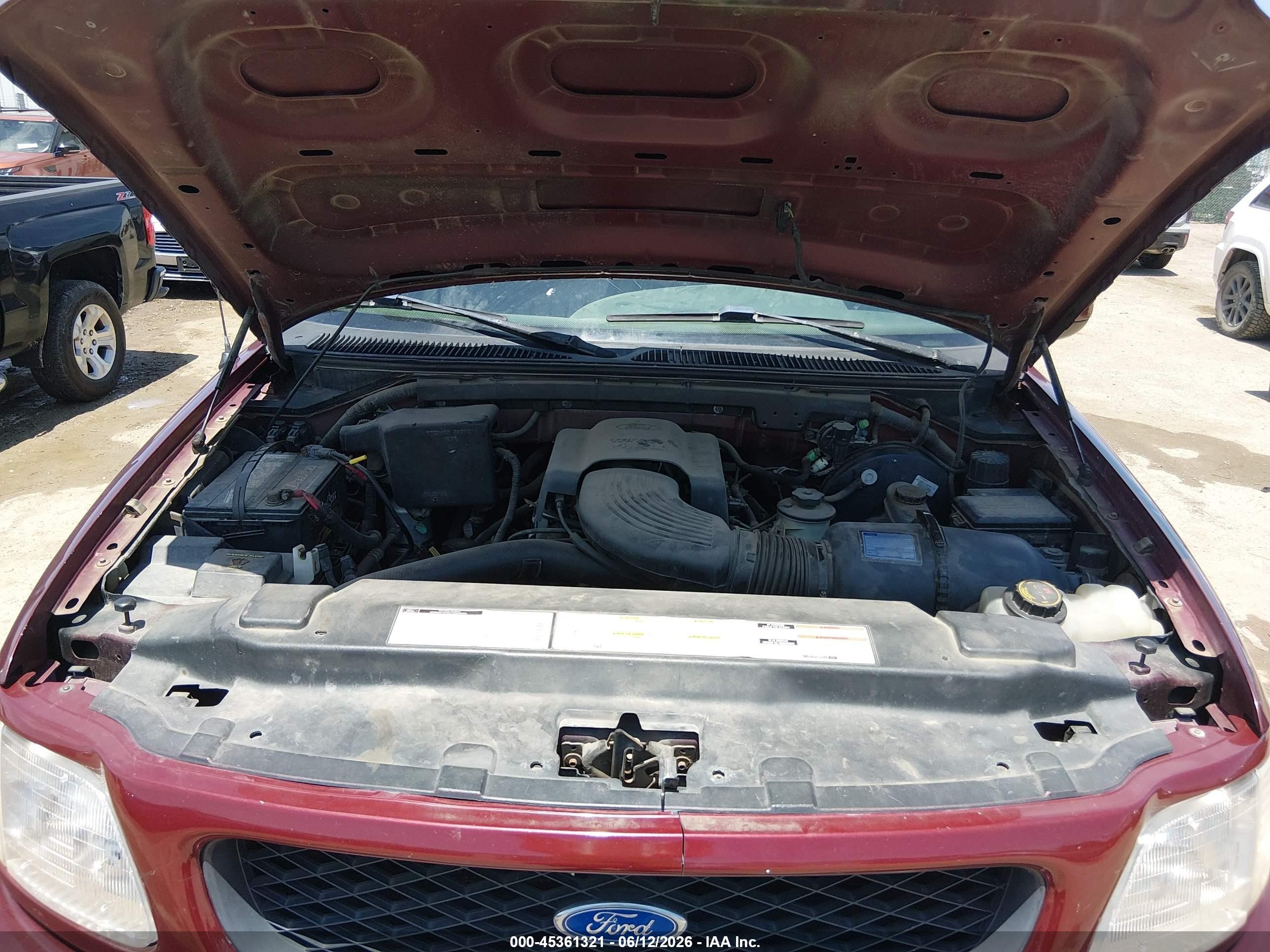 1997 Ford F-150 Lariat/xl/xlt Maroon vin: 1FTDF0860VKA00665