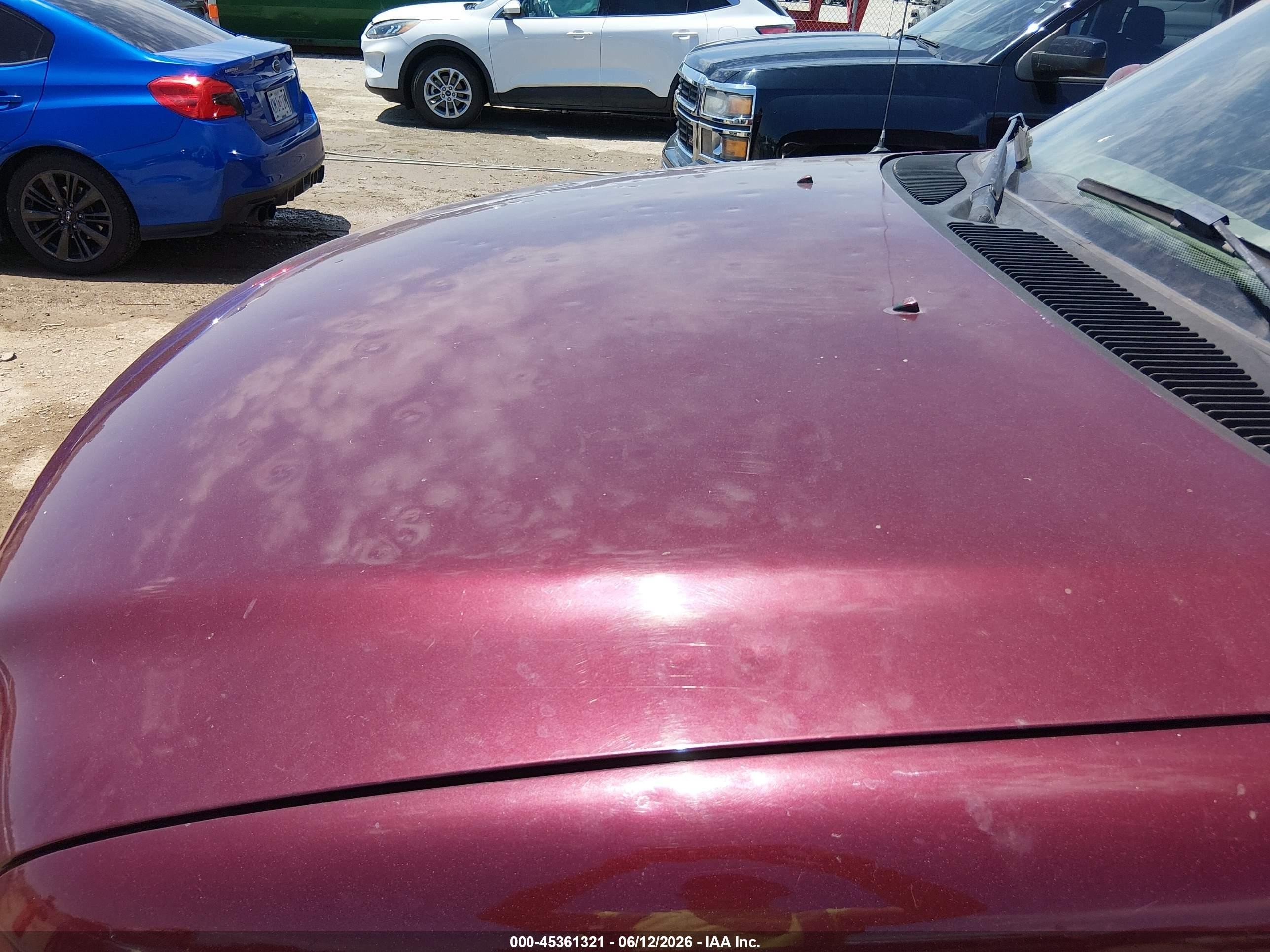 1997 Ford F-150 Lariat/xl/xlt Maroon vin: 1FTDF0860VKA00665