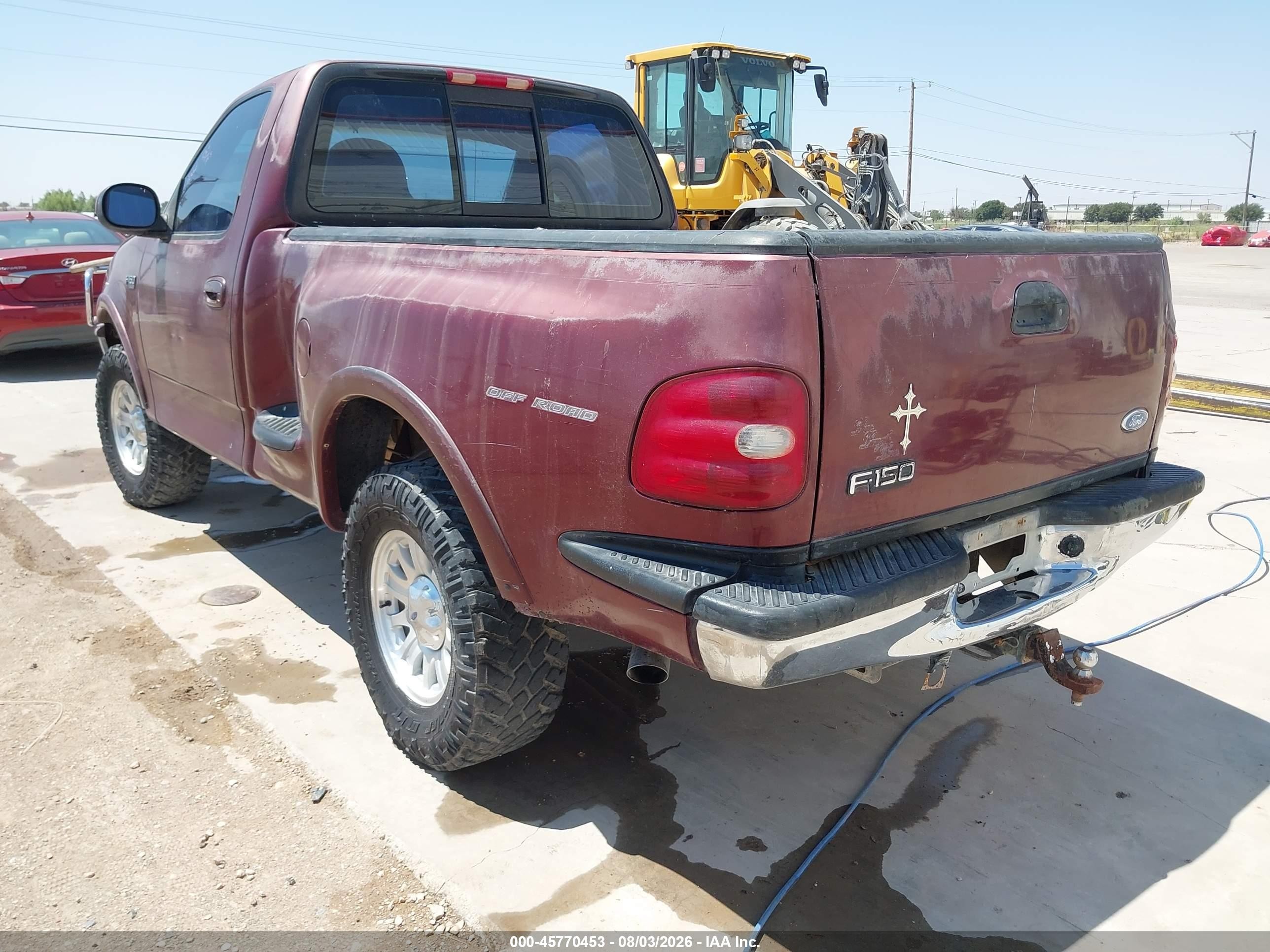 1997 Ford F-150 Lariat/xl/xlt Maroon vin: 1FTDF0862VKA46997
