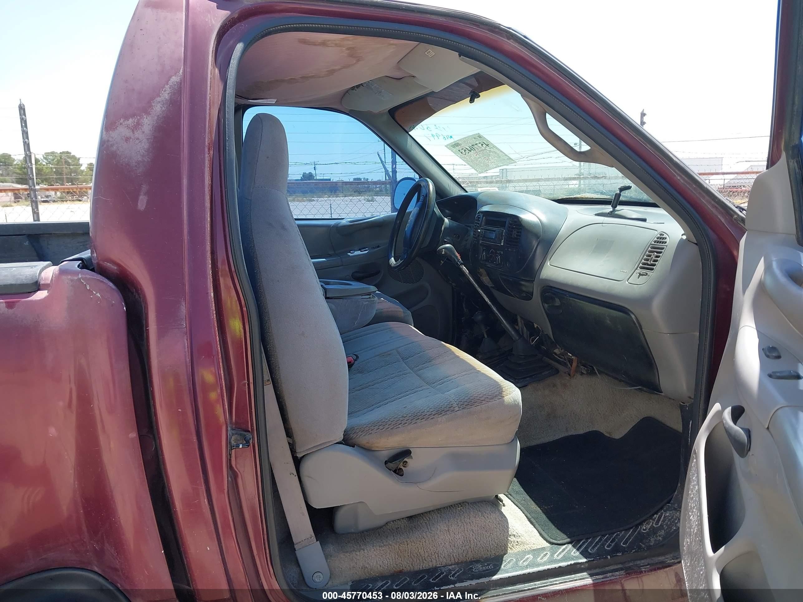 1997 Ford F-150 Lariat/xl/xlt Maroon vin: 1FTDF0862VKA46997