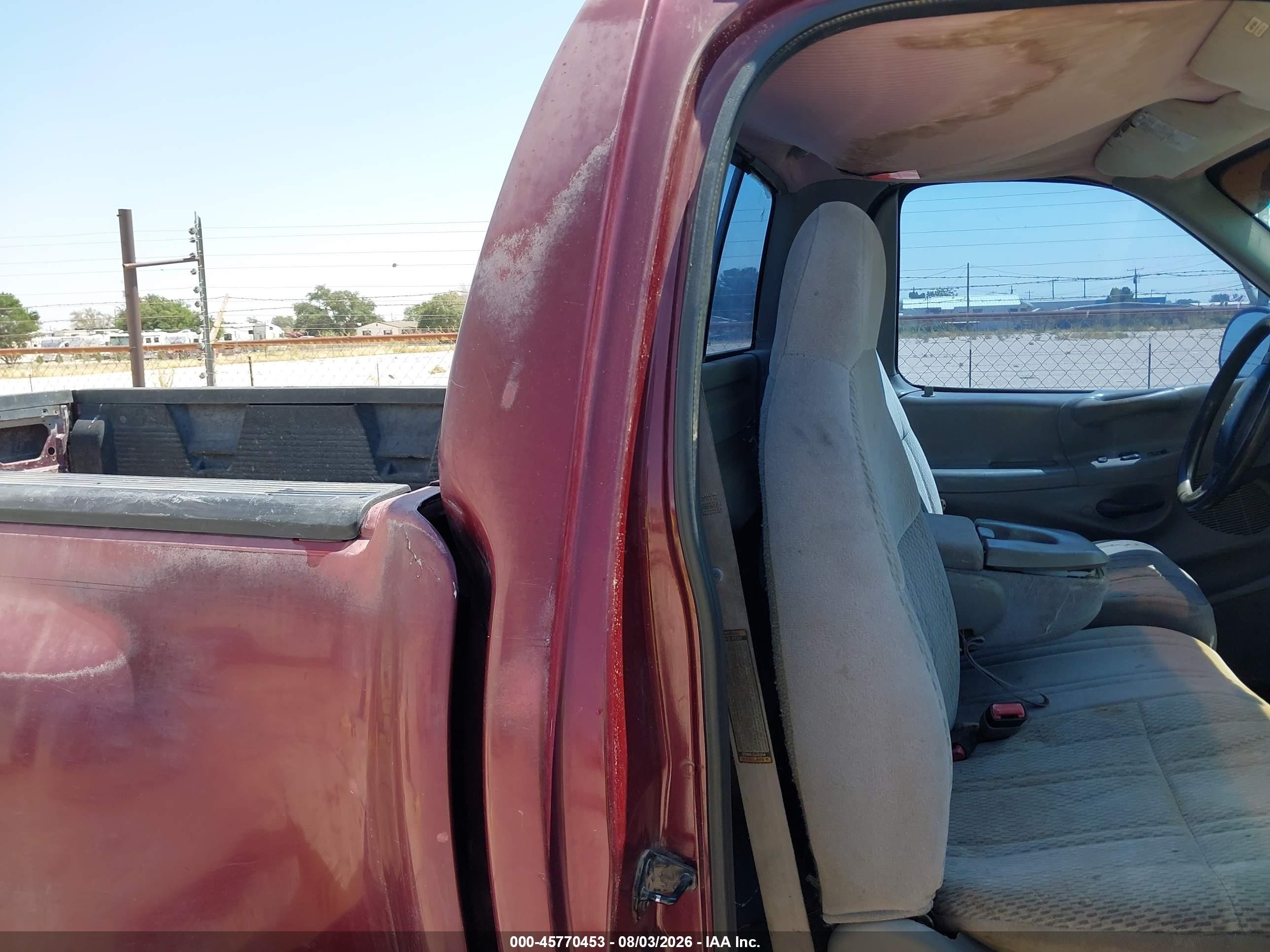 1997 Ford F-150 Lariat/xl/xlt Maroon vin: 1FTDF0862VKA46997