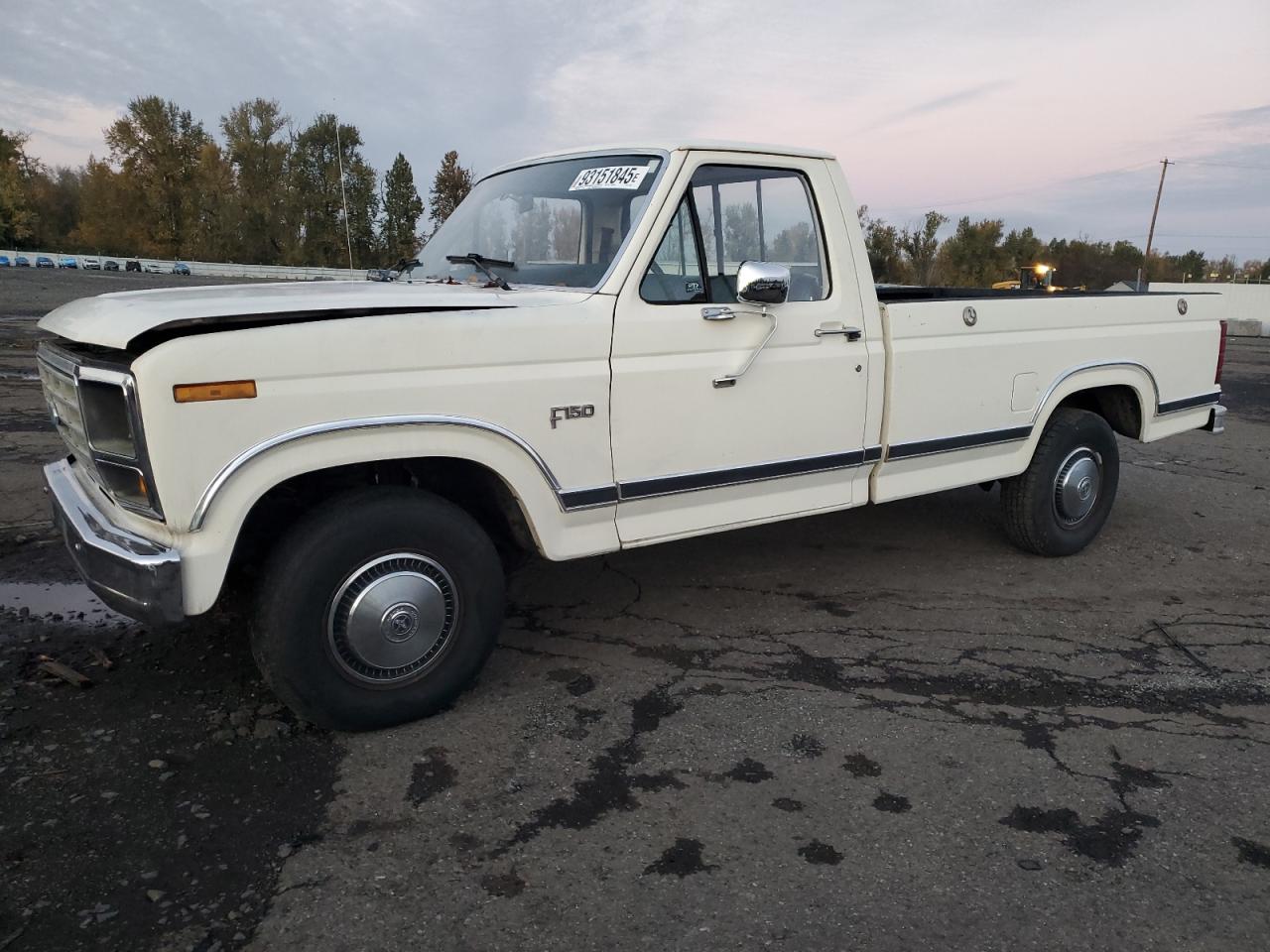 1982 Ford F150 White vin: 1FTDF15E7CRA25357