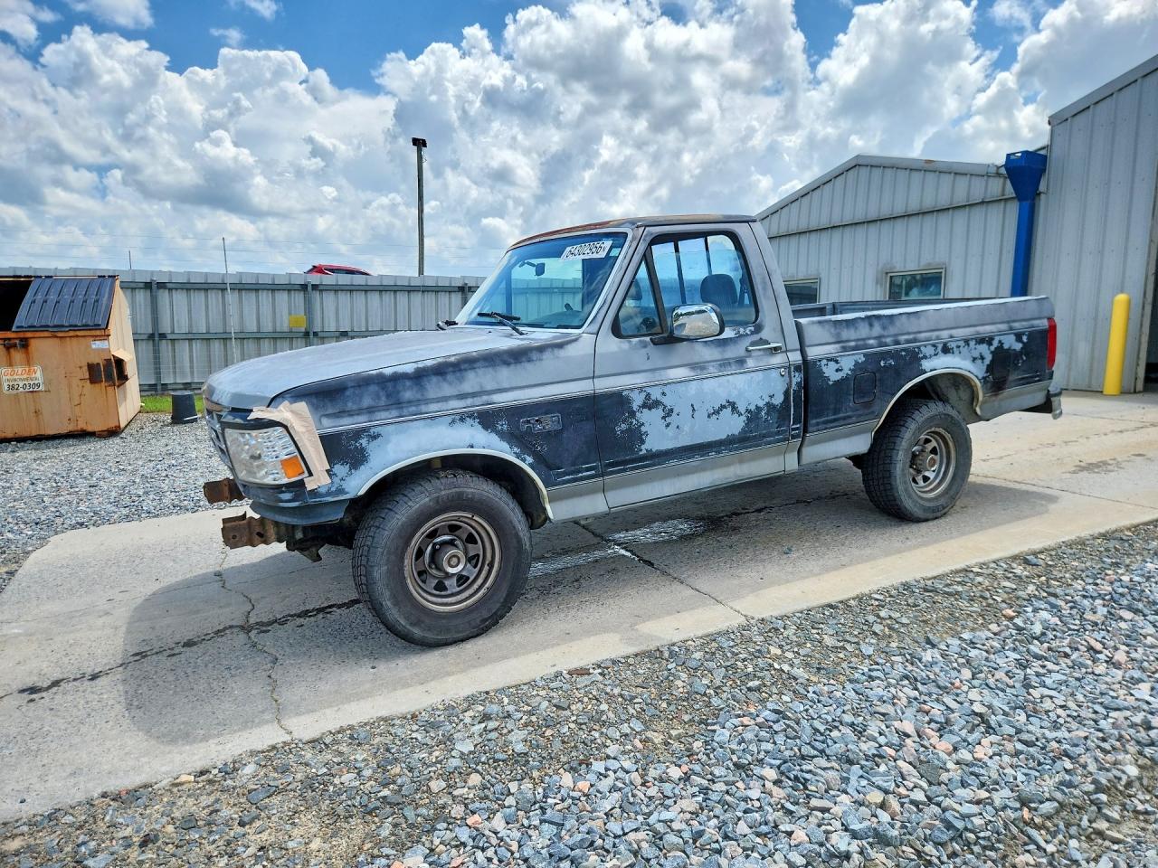 1992 Ford F150 Серый vin: 1FTDF15H3NNA56402