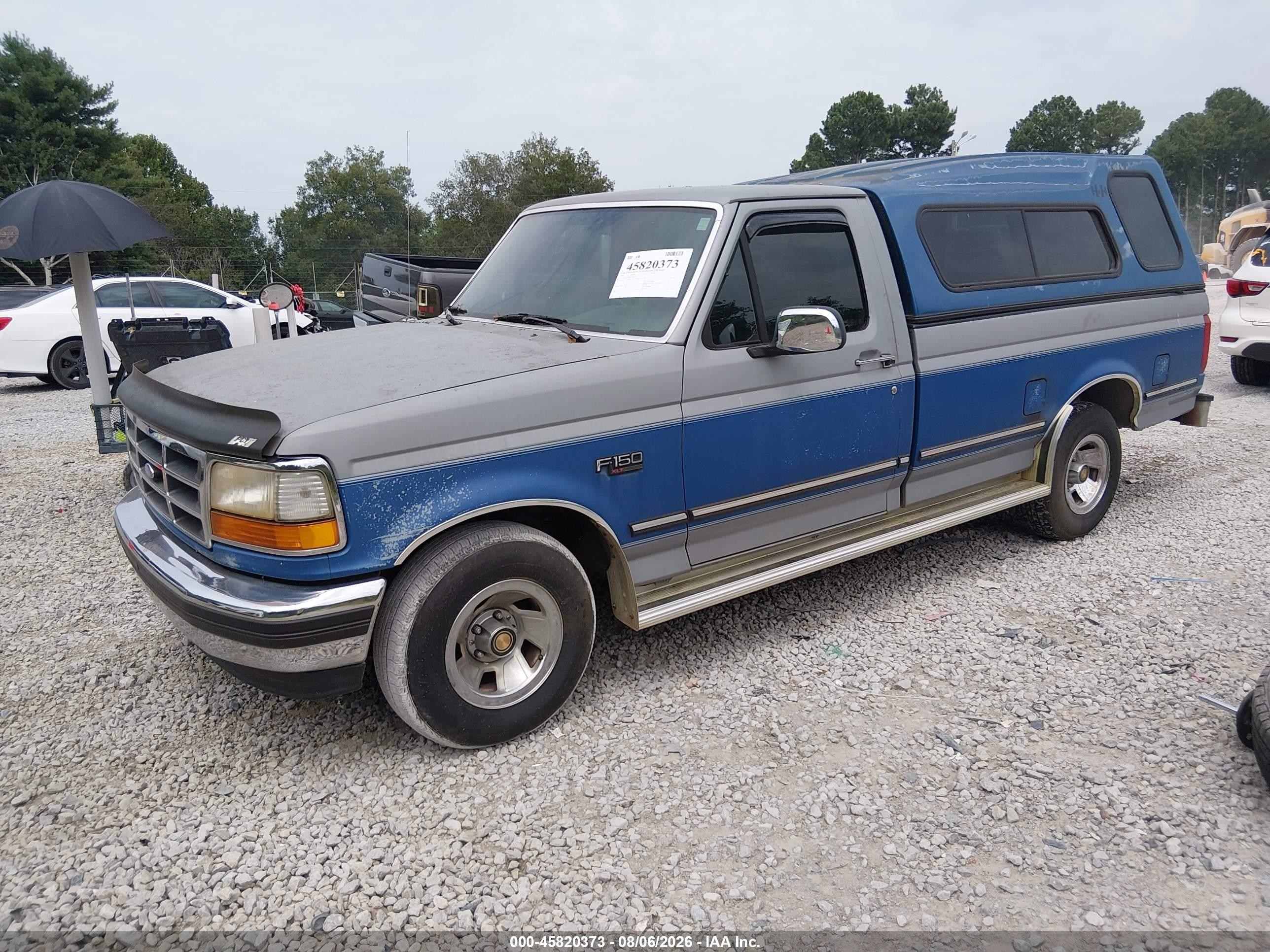 1992 Ford F150   Синий vin: 1FTDF15H4NNB05123