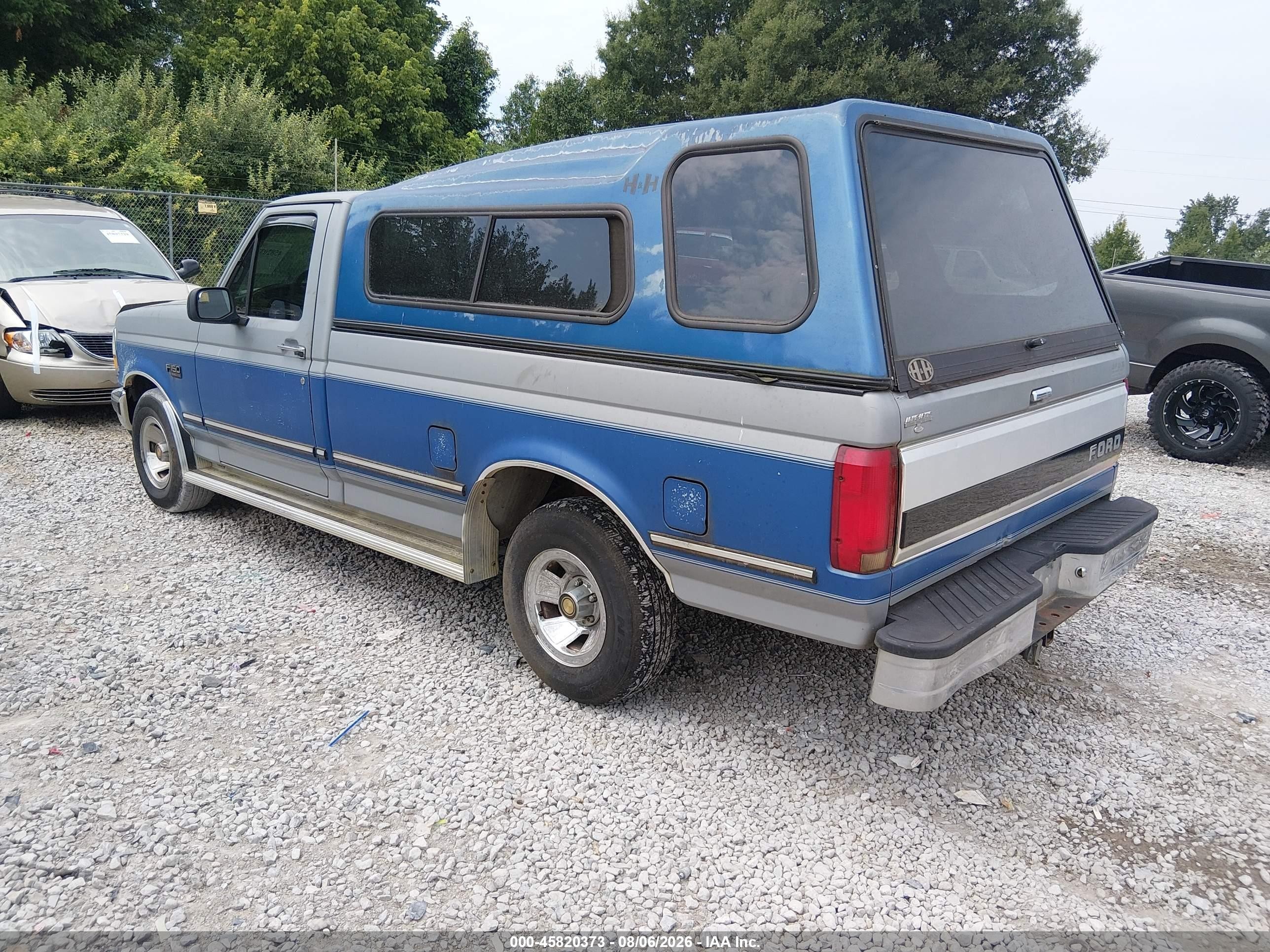 1992 Ford F150   Синий vin: 1FTDF15H4NNB05123