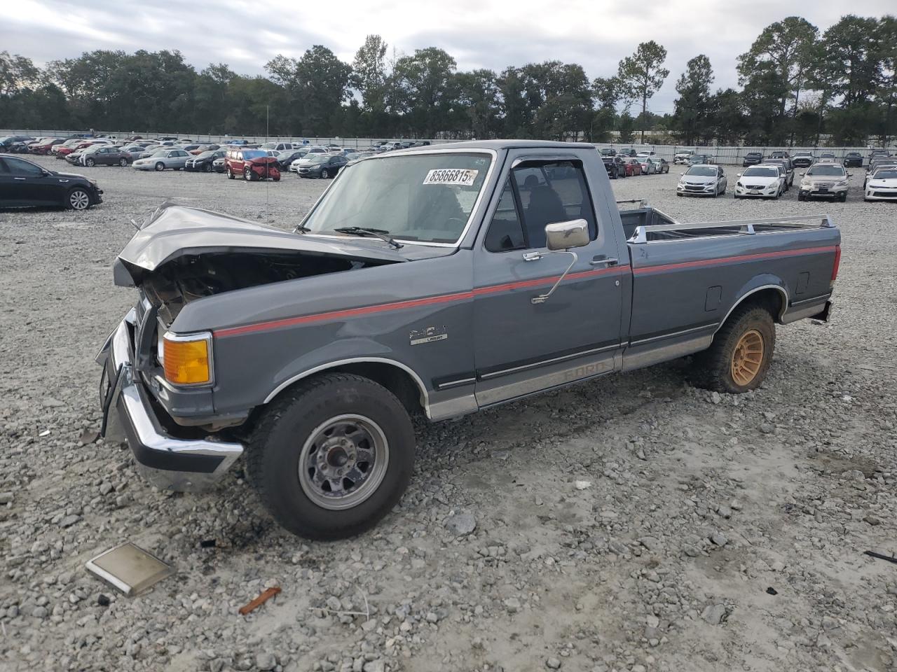 1989 Ford F150 Gray vin: 1FTDF15N0KNB40565
