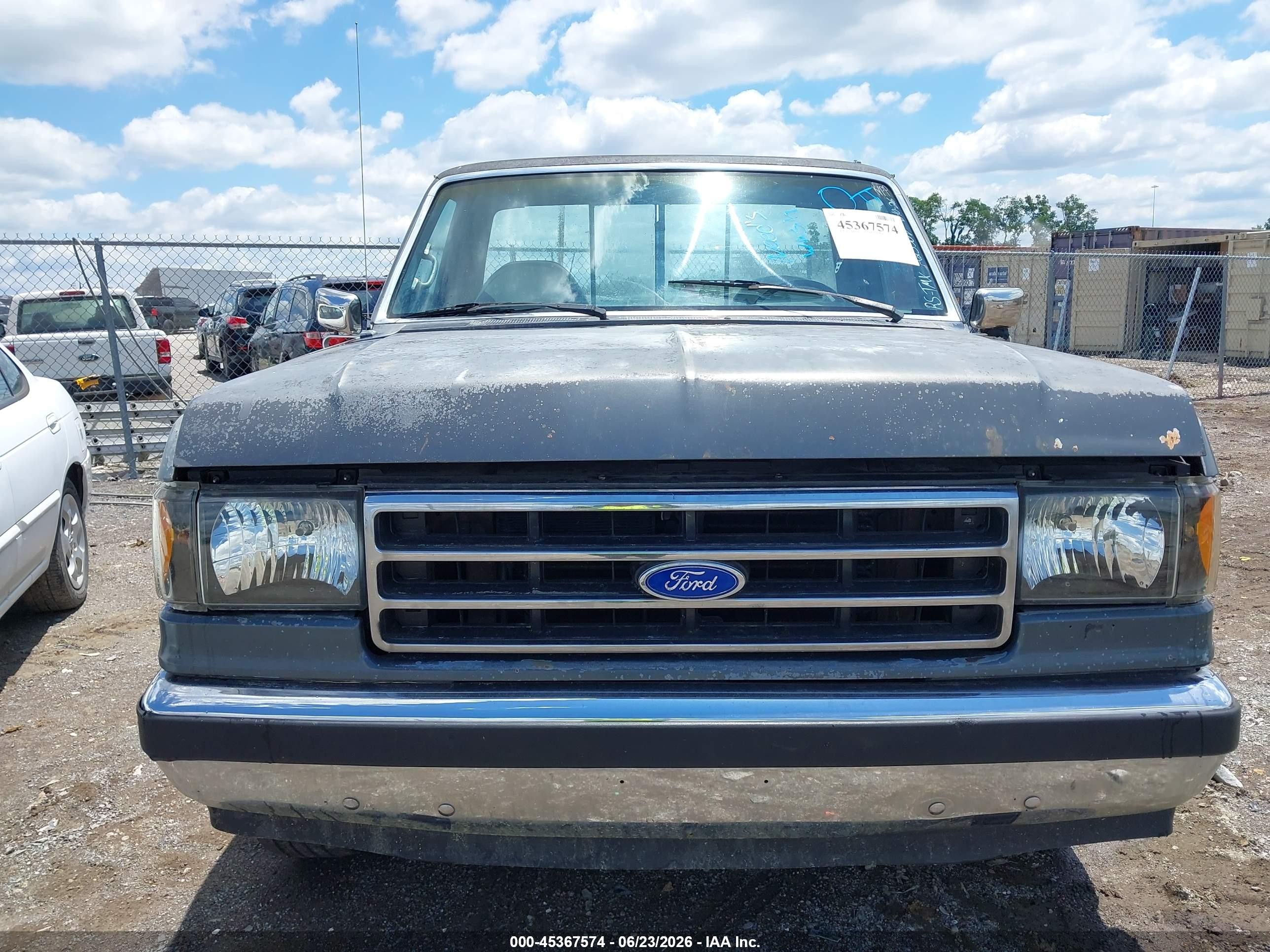 1990 Ford F150   Gray vin: 1FTDF15N0LLA23307