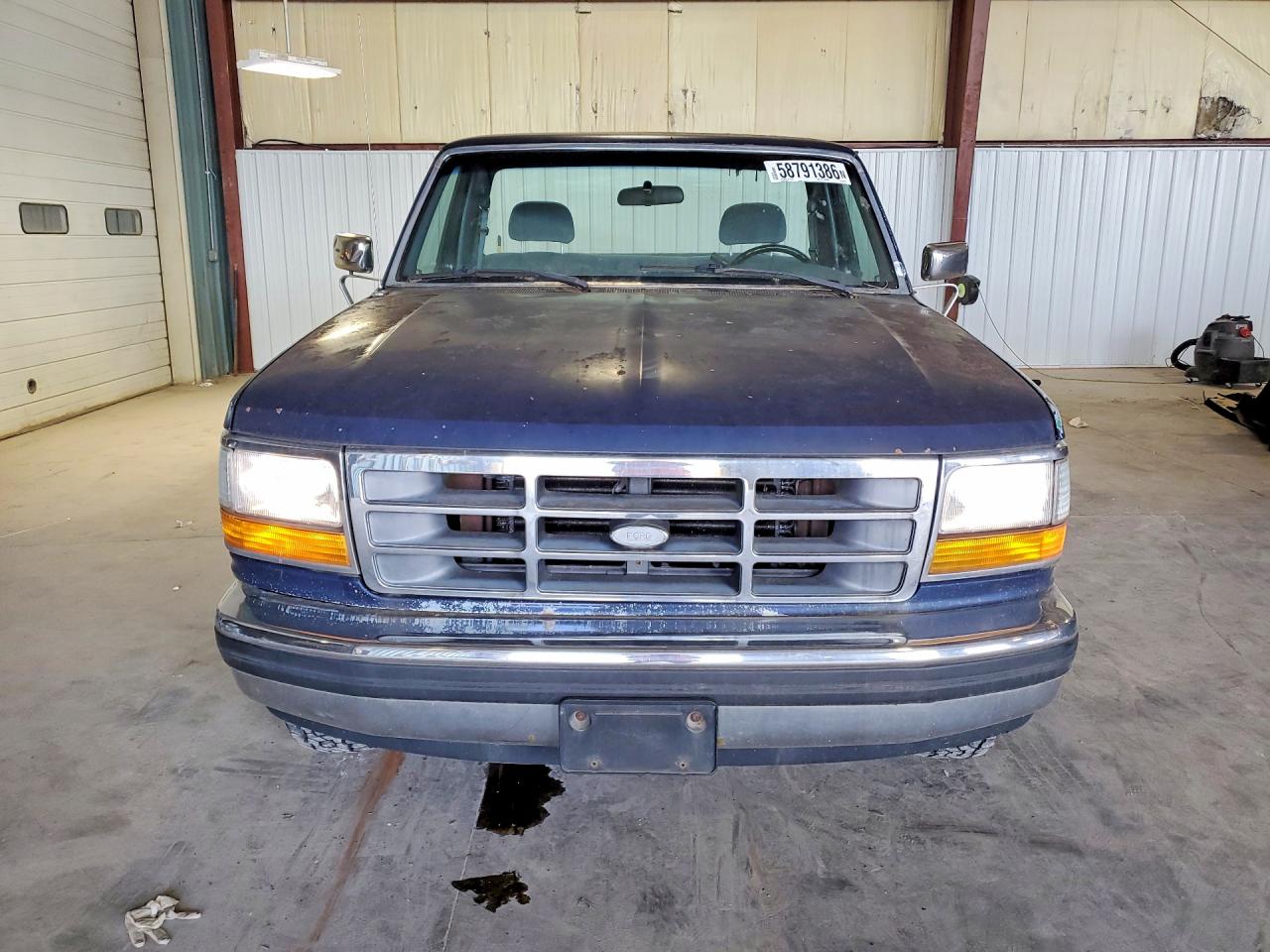 1992 Ford F150 Blue vin: 1FTDF15N0NLA56195