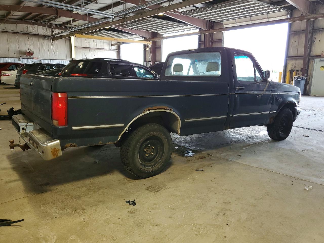 1992 Ford F150 Blue vin: 1FTDF15N0NLA56195