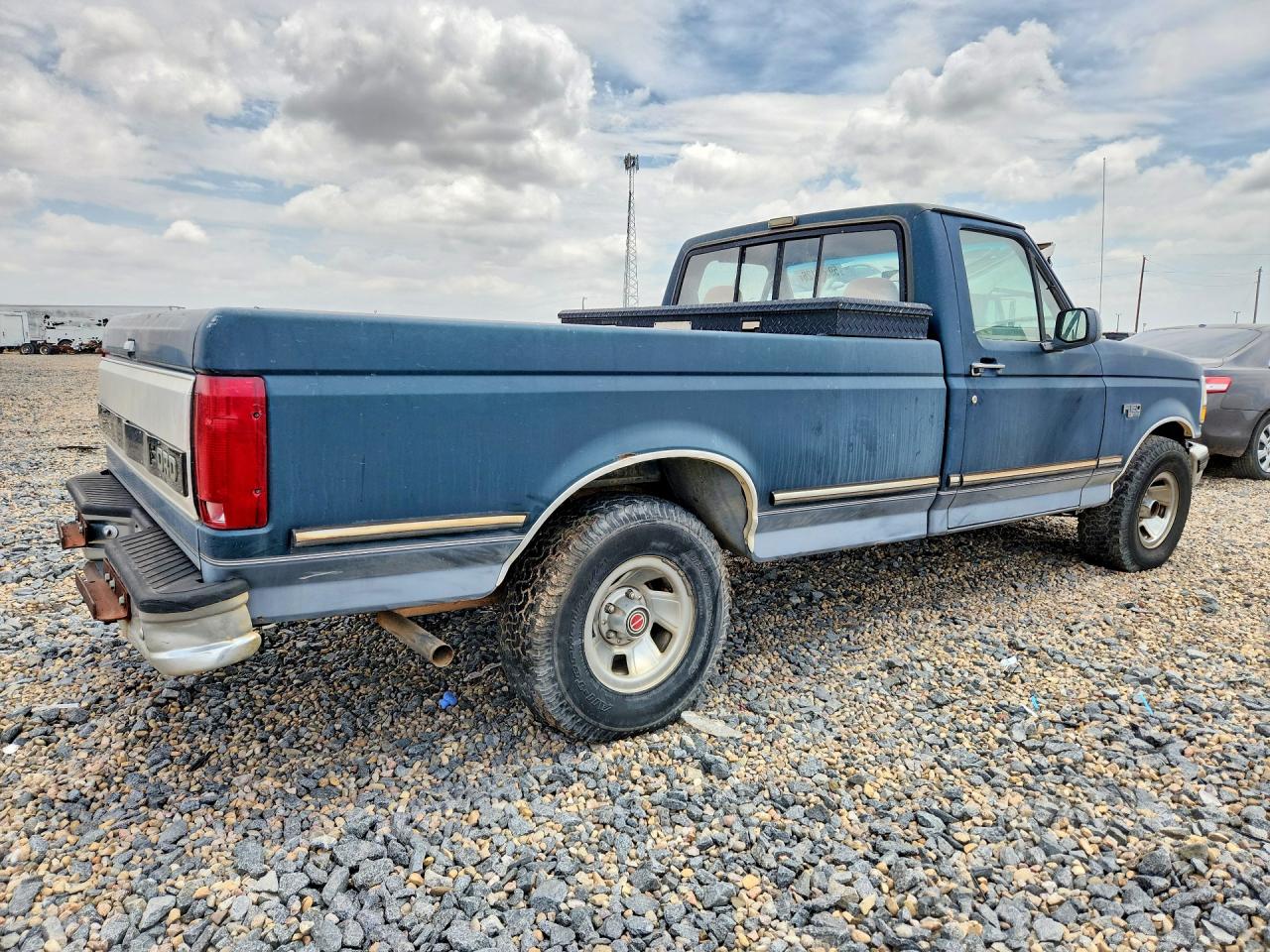 1993 Ford F-150 Blue vin: 1FTDF15N0PLA47130