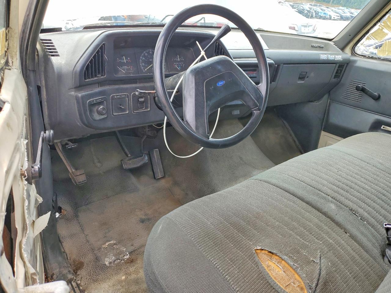 1991 Ford F150 Beige vin: 1FTDF15N1MKA77383