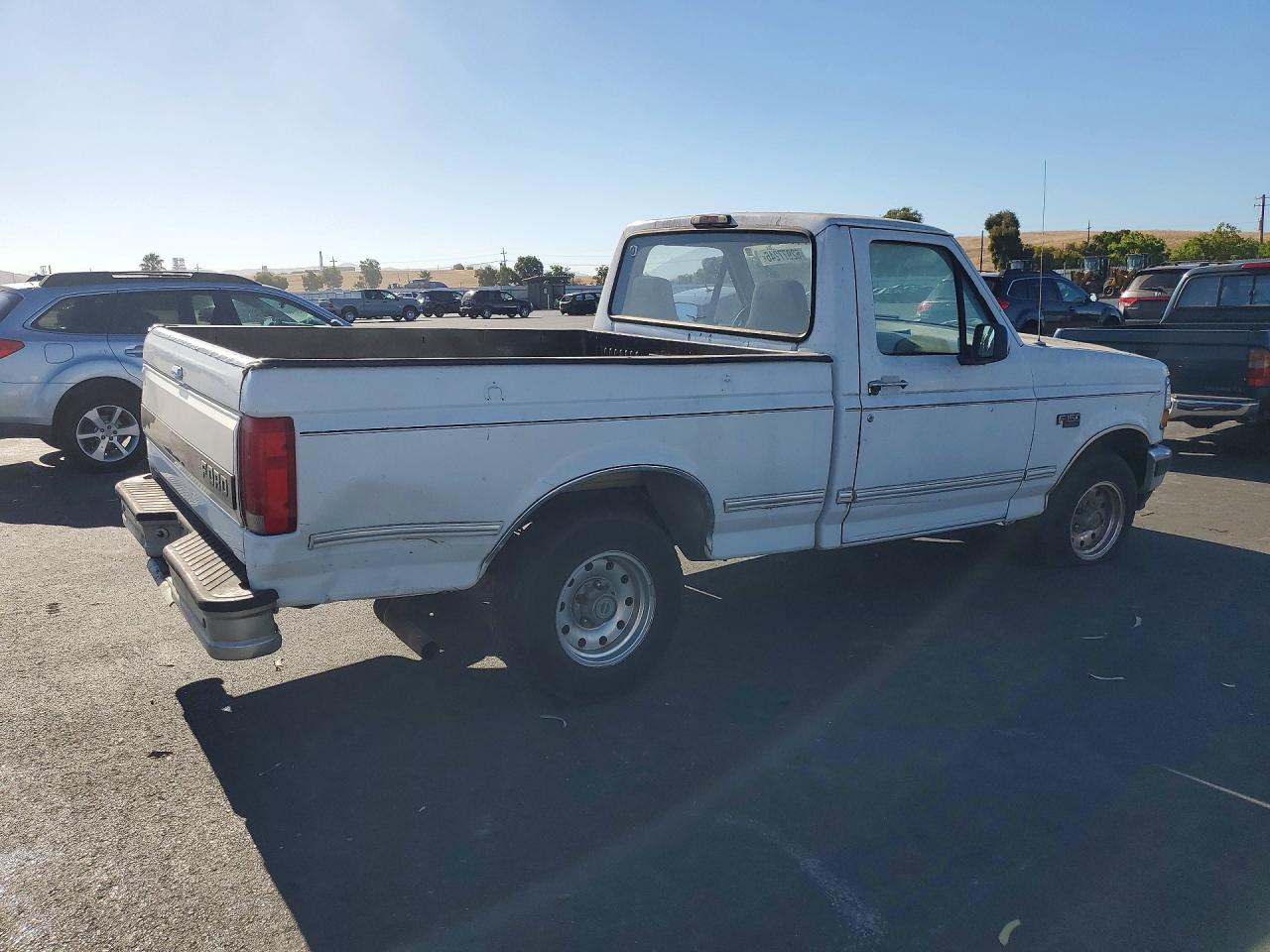 1995 Ford F150 White vin: 1FTDF15N1SLA68397
