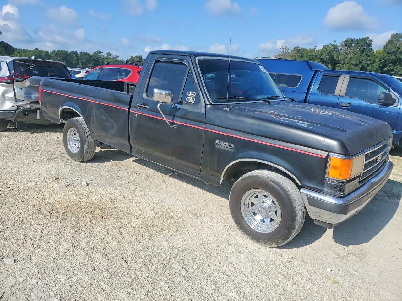 1988 Ford F150 Black vin: 1FTDF15N2JNB81987