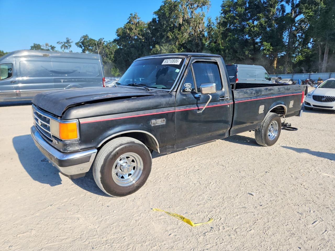 1988 Ford F150 Black vin: 1FTDF15N2JNB81987