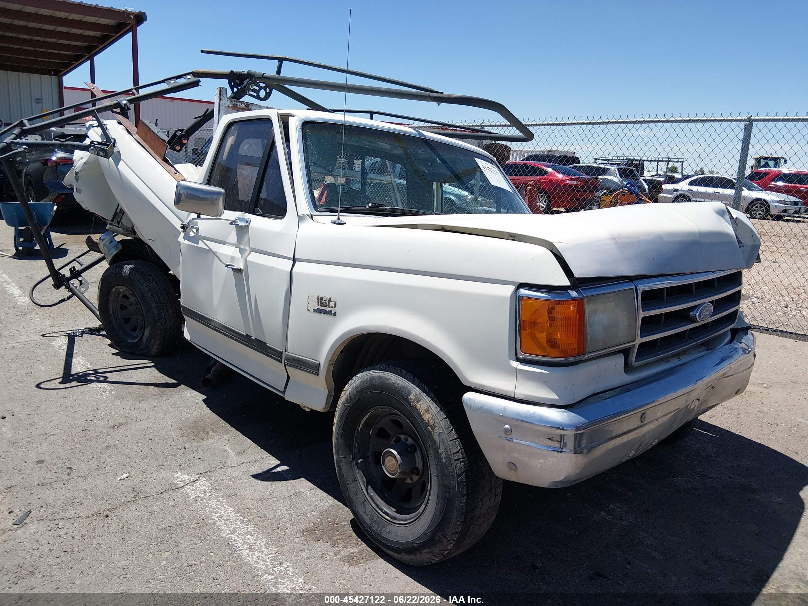 1989 Ford F150   White vin: 1FTDF15N2KPA97111
