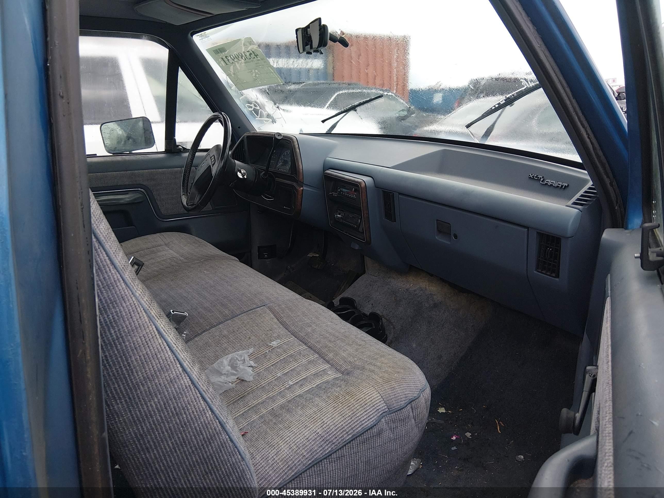 1991 Ford F150   Синий vin: 1FTDF15N3MNA28975