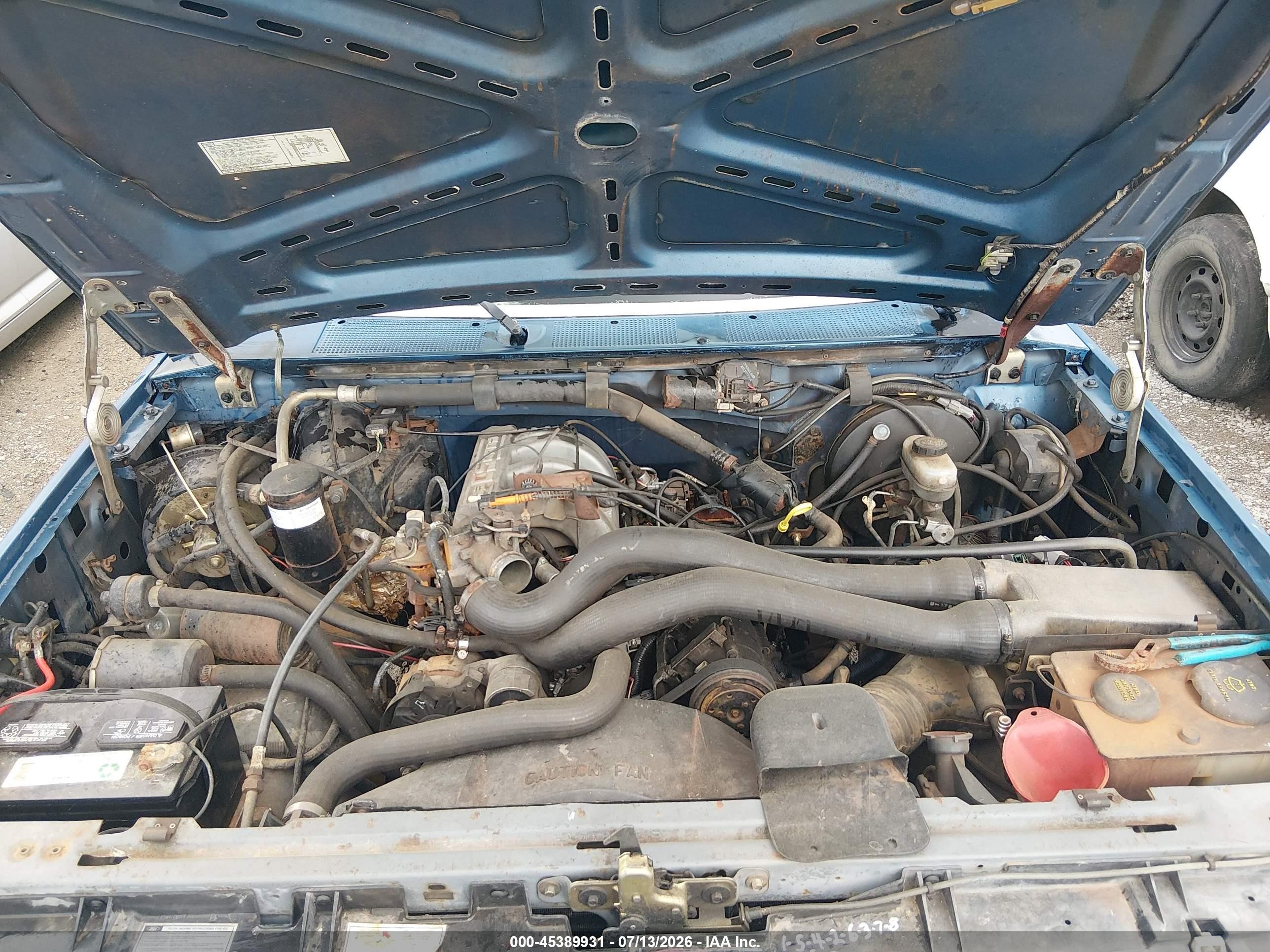 1991 Ford F150   Синий vin: 1FTDF15N3MNA28975