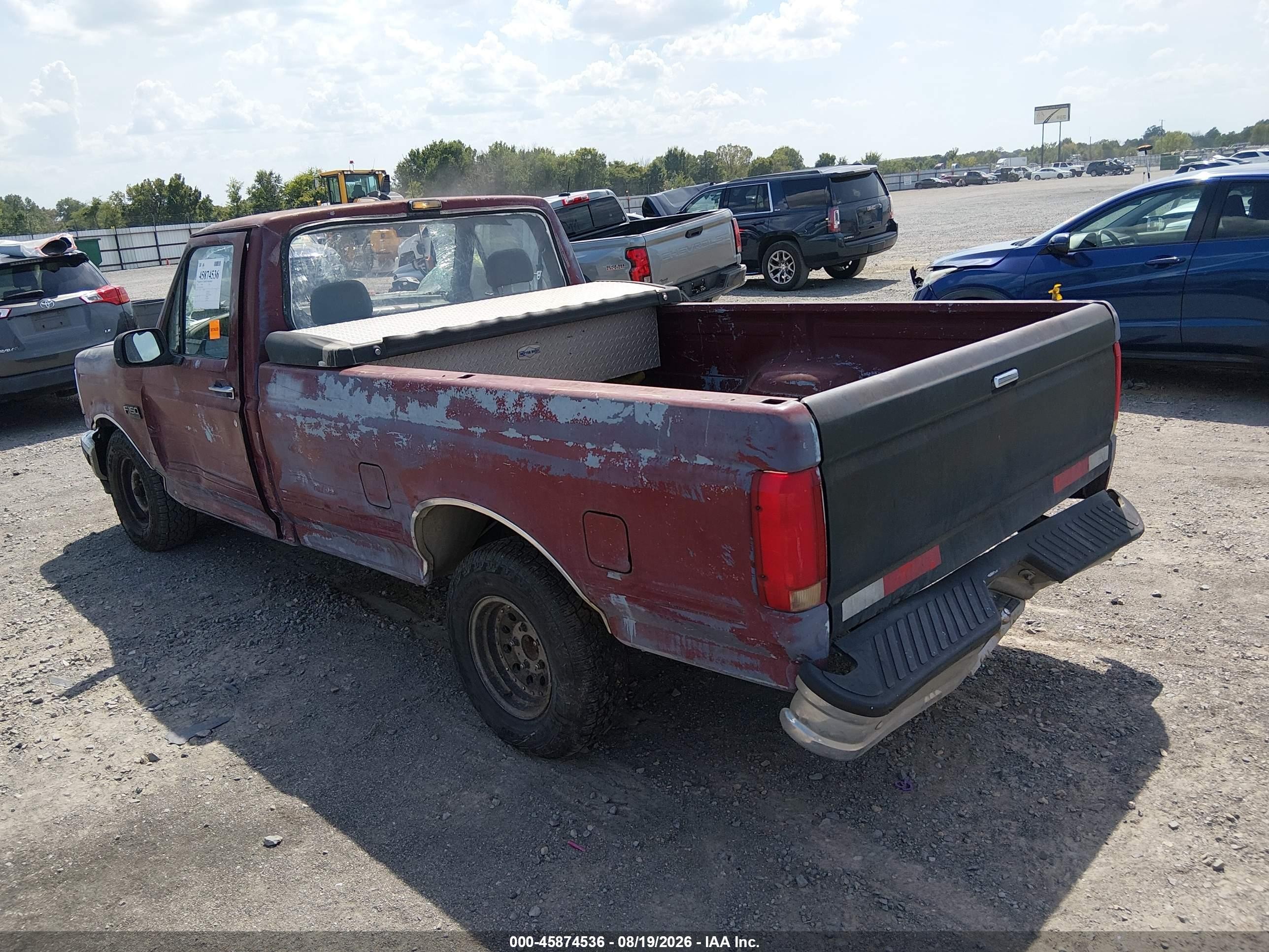 1993 Ford F150   Red vin: 1FTDF15N3PNA23926