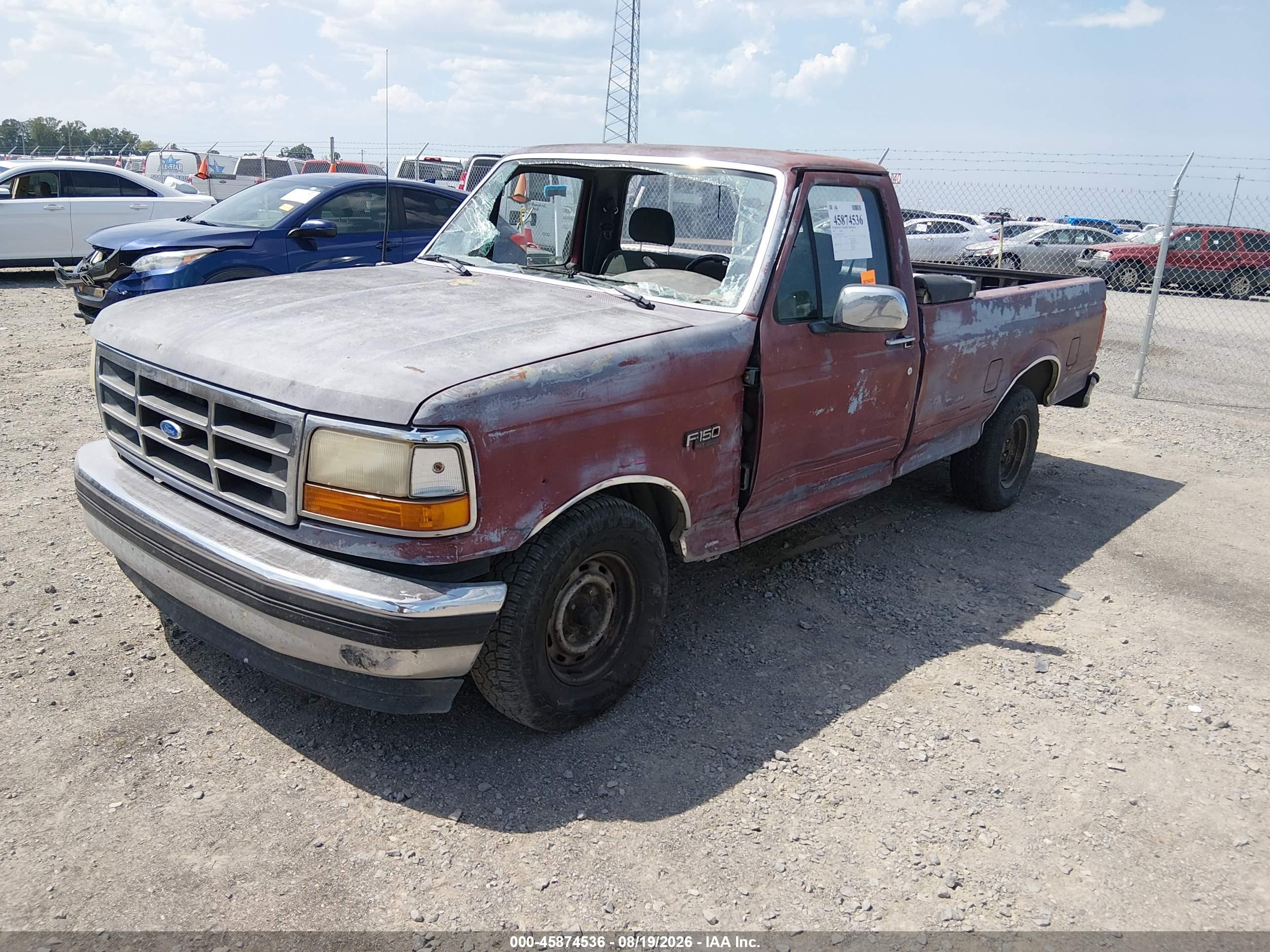 1993 Ford F150   Red vin: 1FTDF15N3PNA23926