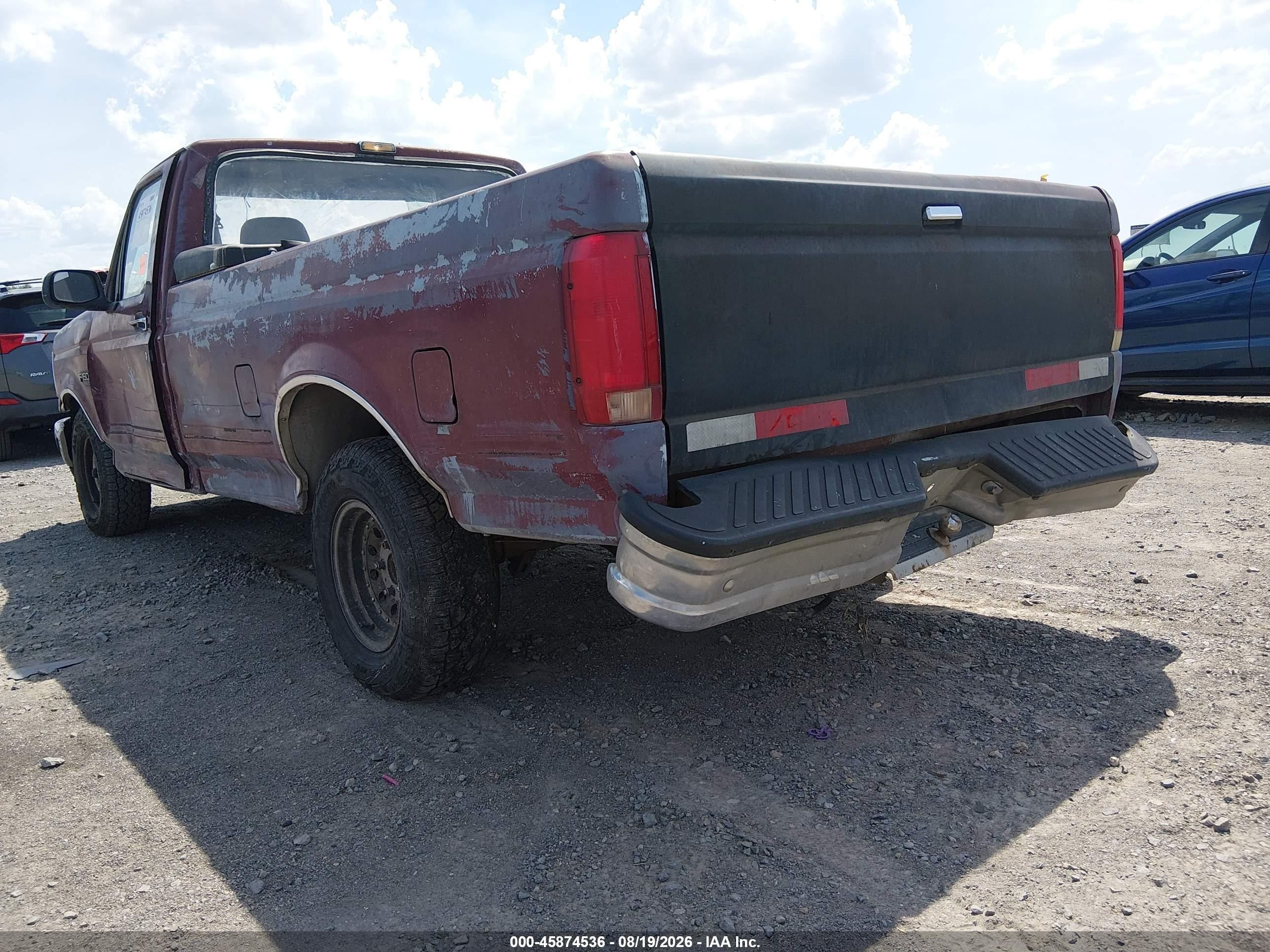 1993 Ford F150   Red vin: 1FTDF15N3PNA23926