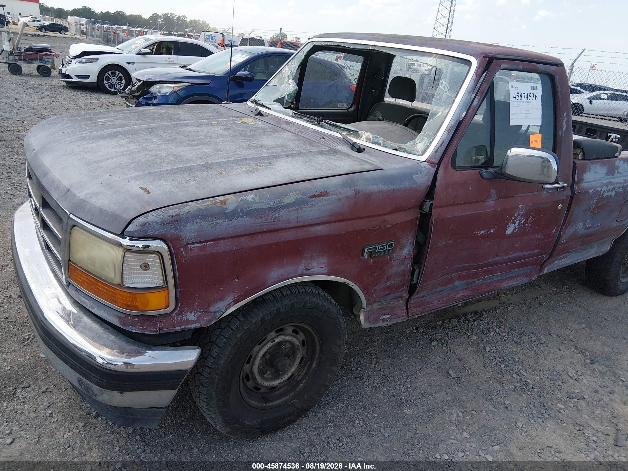 1993 Ford F150   Red vin: 1FTDF15N3PNA23926