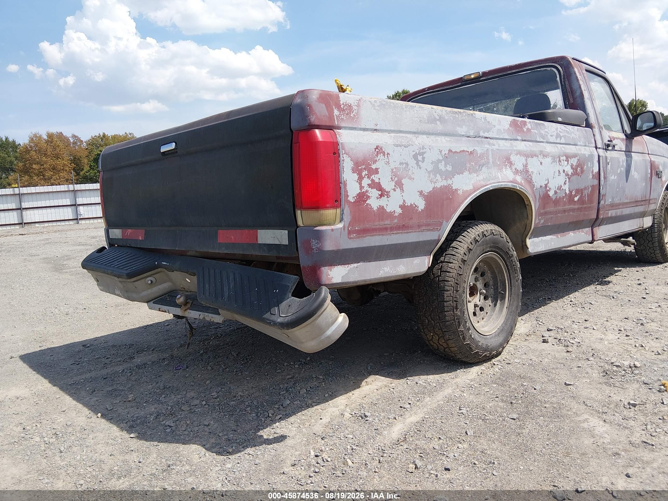 1993 Ford F150   Red vin: 1FTDF15N3PNA23926