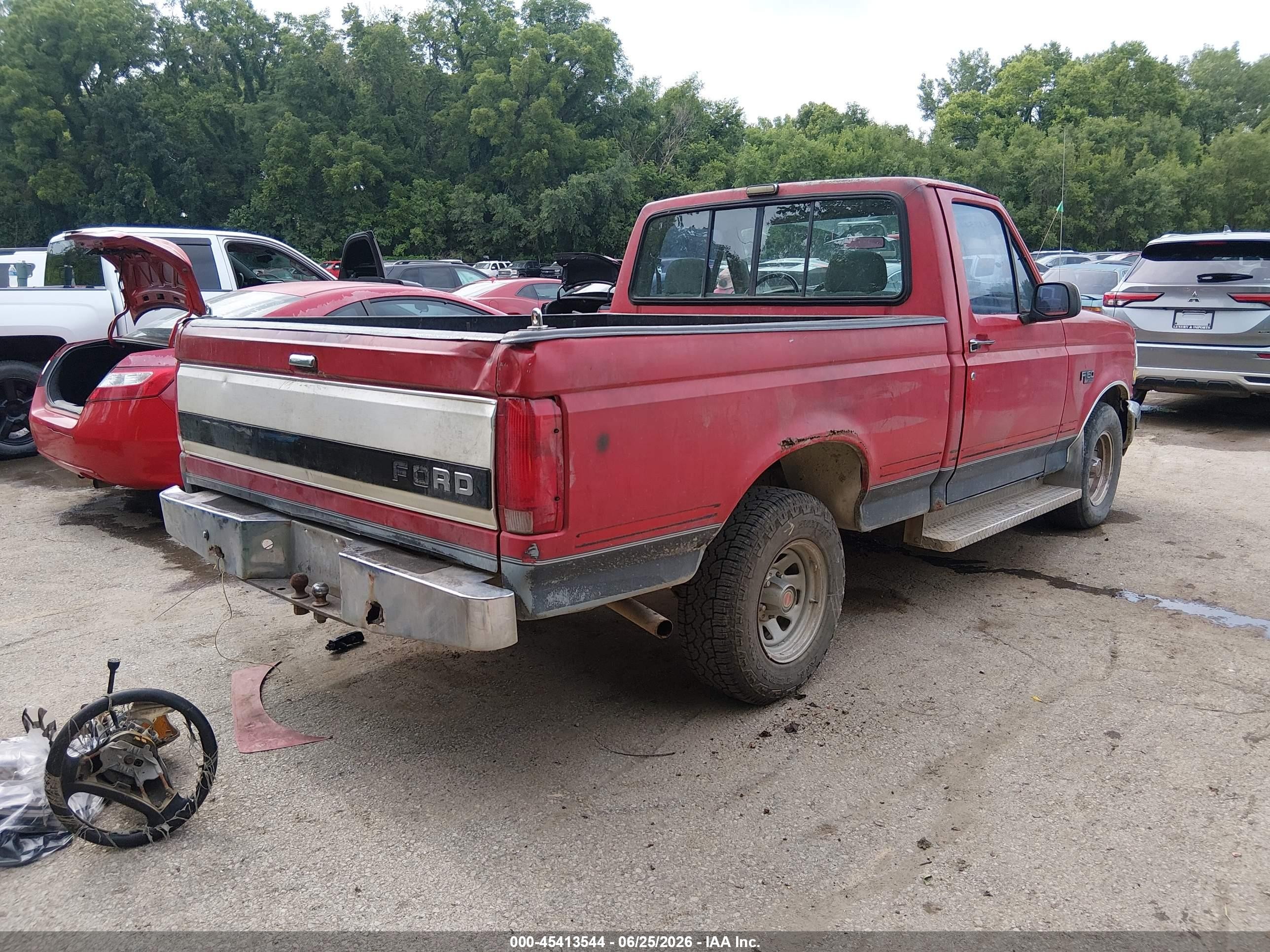 1992 Ford F150   Red vin: 1FTDF15N4NNA61517