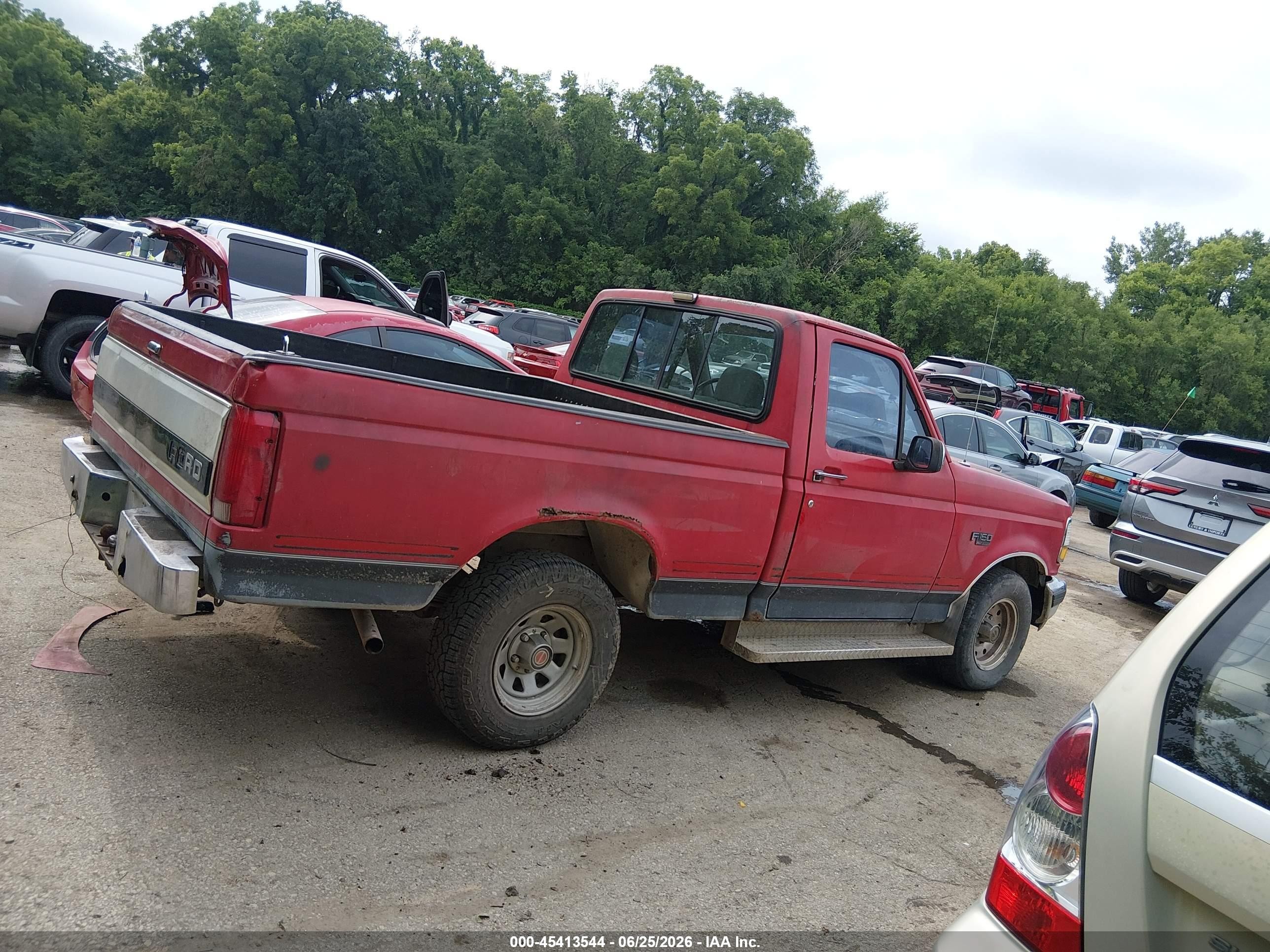 1992 Ford F150   Red vin: 1FTDF15N4NNA61517