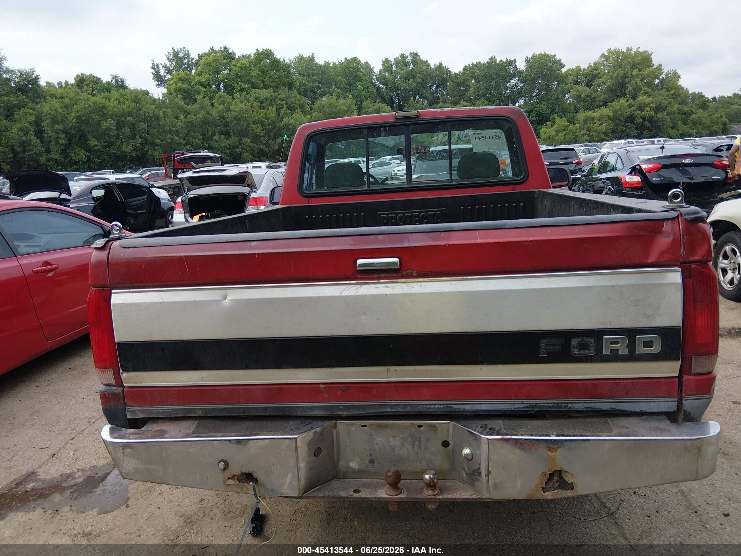 1992 Ford F150   Red vin: 1FTDF15N4NNA61517