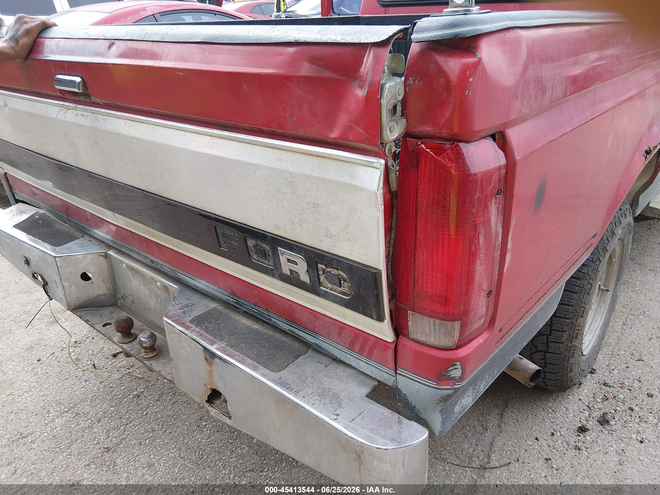 1992 Ford F150   Red vin: 1FTDF15N4NNA61517