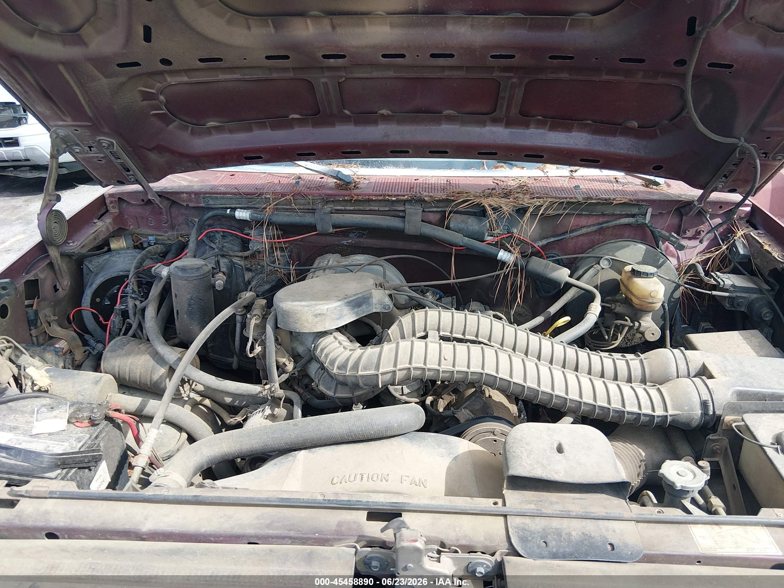 1993 Ford F150   Burgundy vin: 1FTDF15N4PNB09746