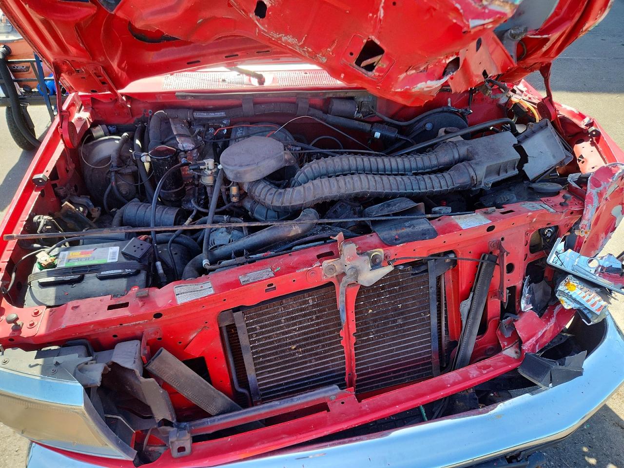 1993 Ford F150 Red vin: 1FTDF15N5PNA58841