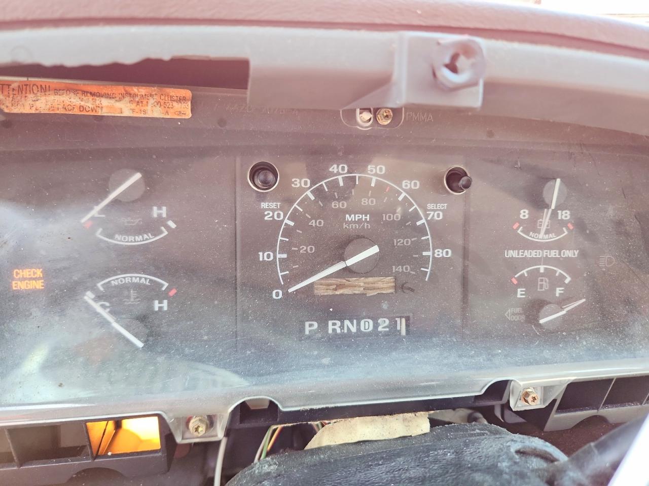 1993 Ford F150 Red vin: 1FTDF15N5PNA58841