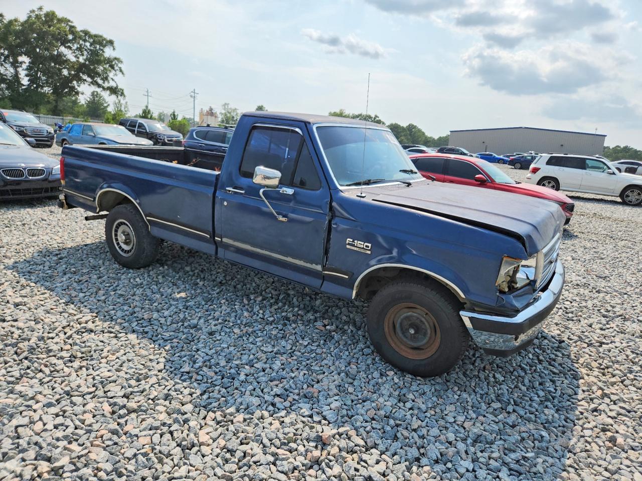 1988 Ford F150 Blue vin: 1FTDF15N6JNB54890